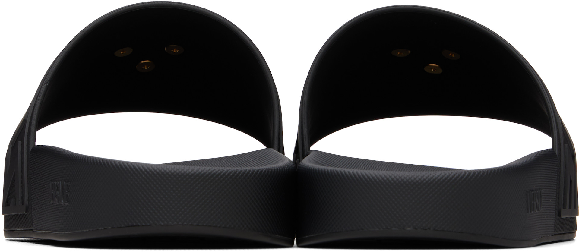 Versace - Black 'La Medusa' Slides