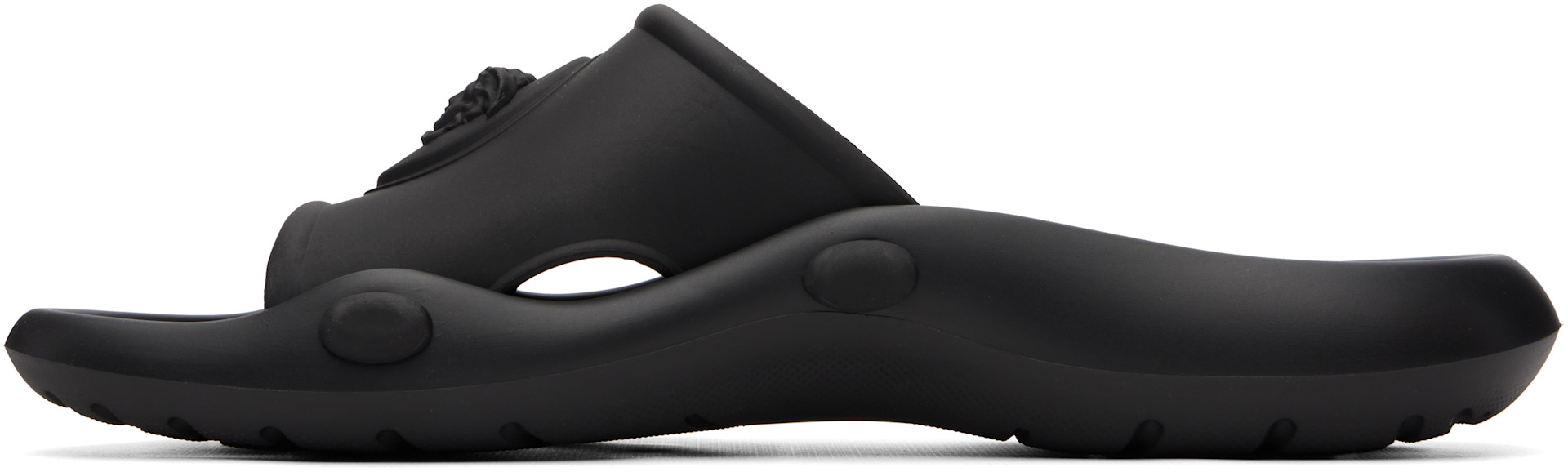 Versace - Black Medusa Rubber Slides