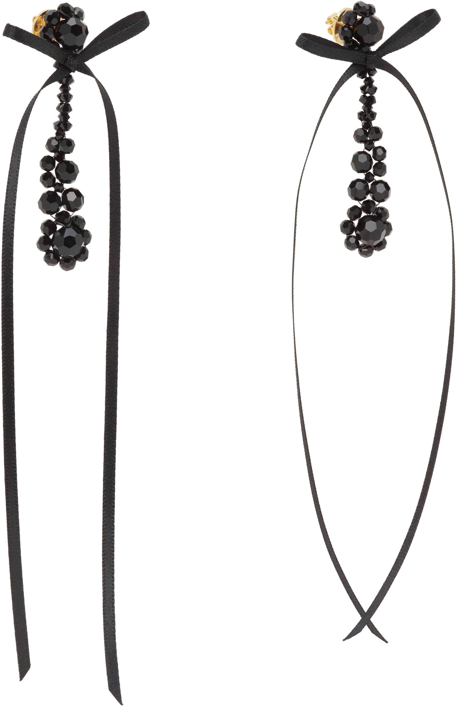 Simone Rocha - Victorian Drip Bow Earrings