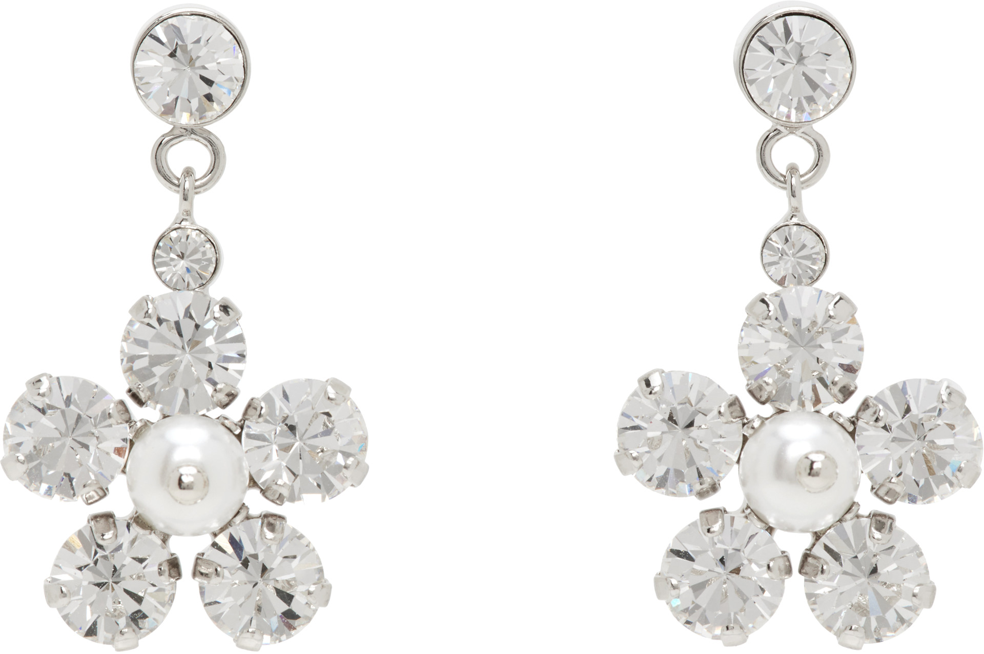 Simone Rocha - Mini Daisy Drop Earrings