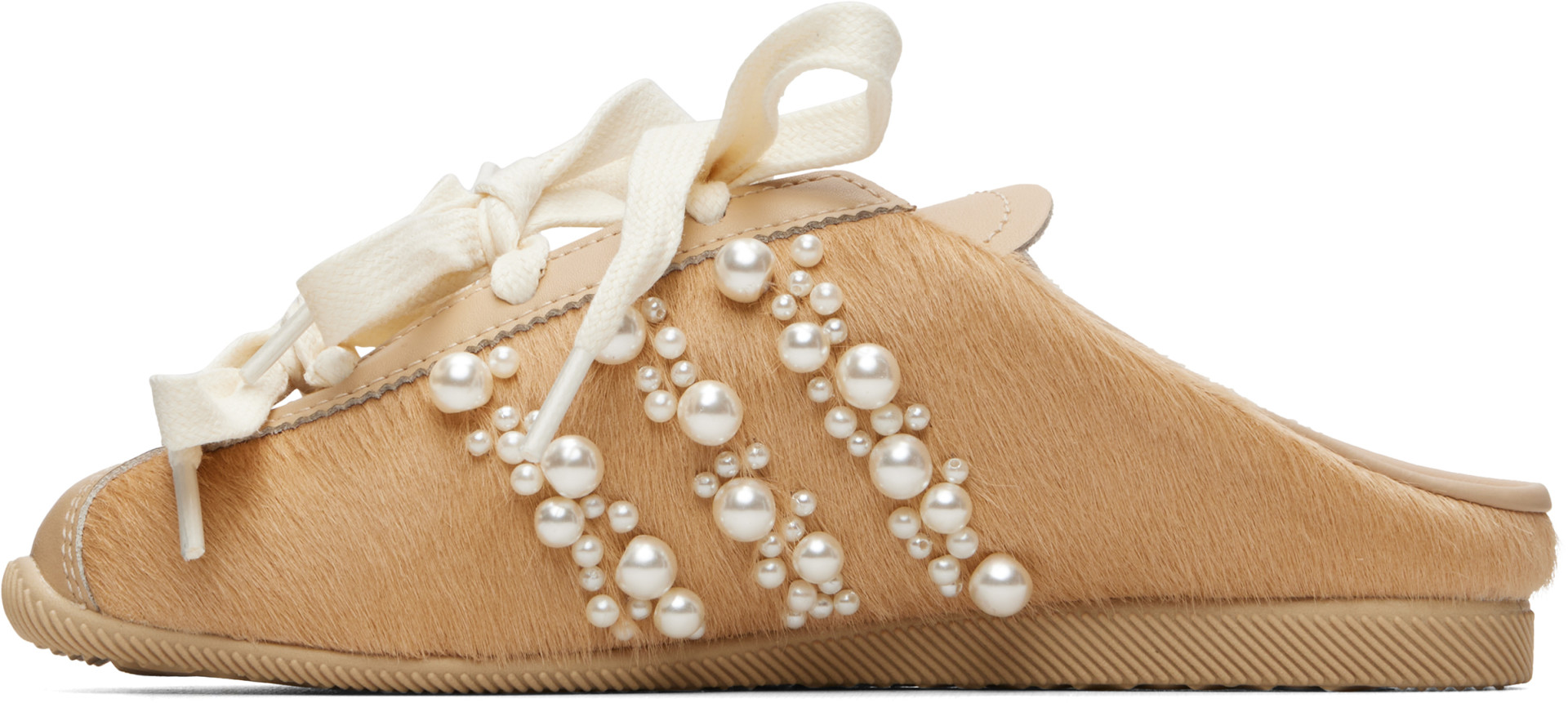 Simone Rocha: Beige adidas Originals Edition Japan Slip-on