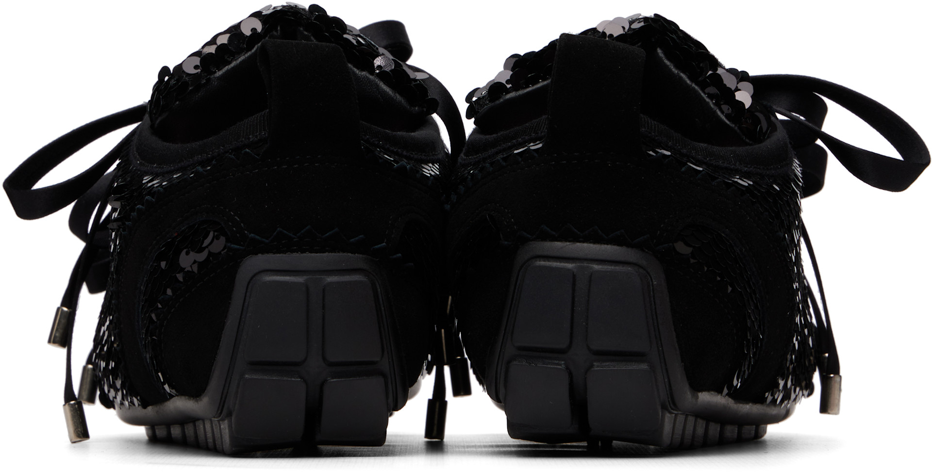 Simone Rocha: Black Ballerina Grip Trainer Sneakers | SSENSE Canada