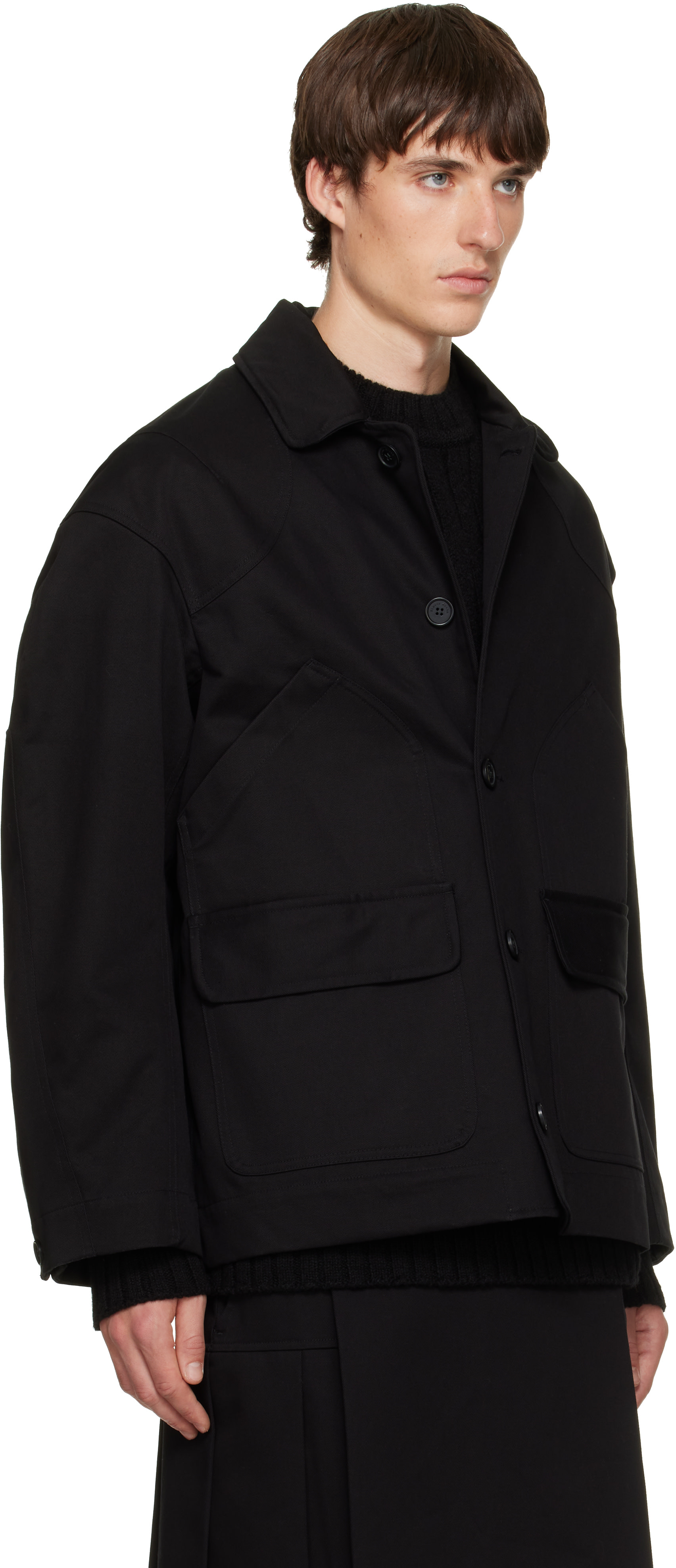 Simone Rocha - Blouson militaire de travail noir