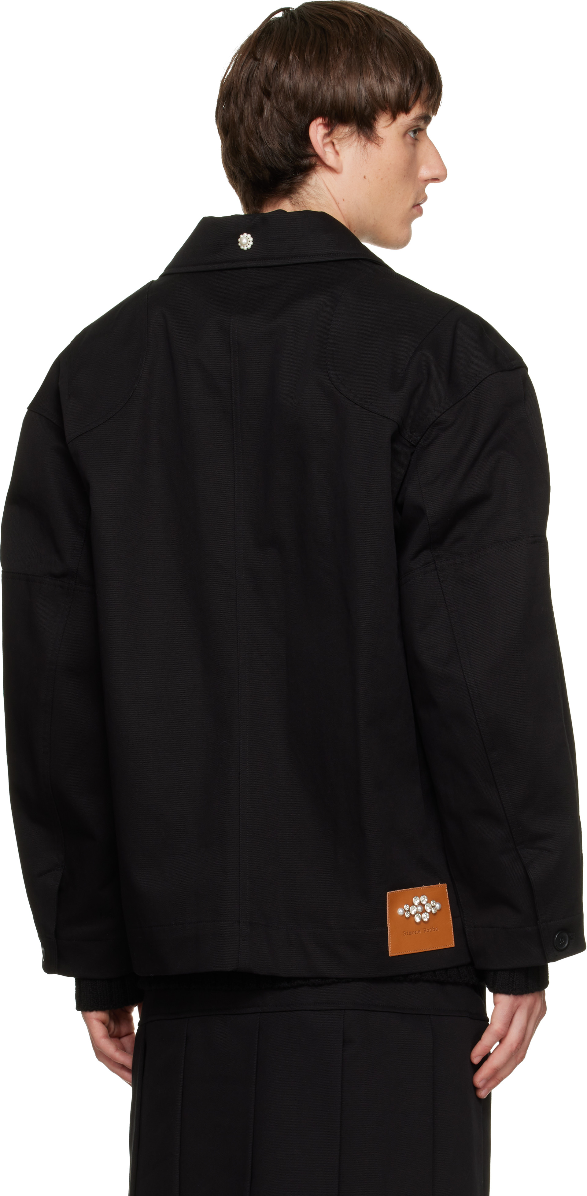 Simone Rocha - Black Workwear Field Jacket