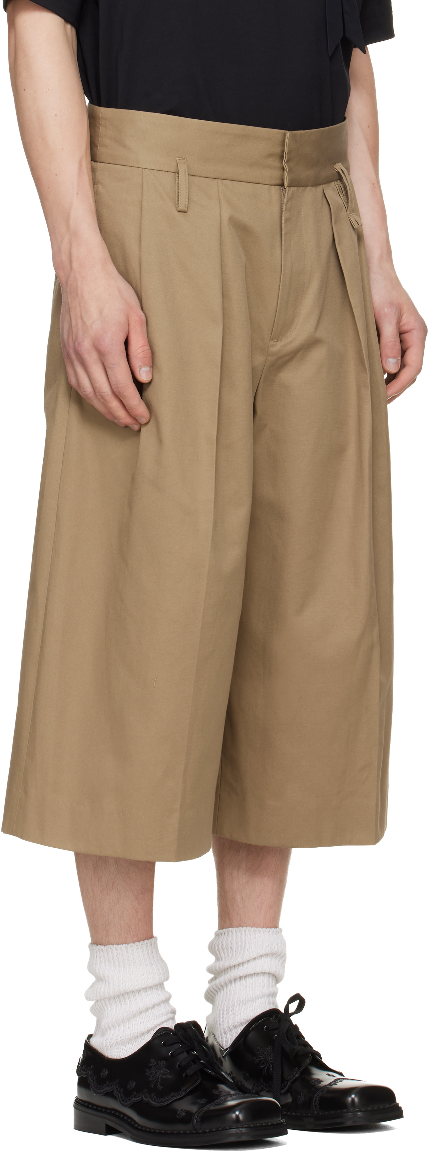 Simone Rocha - Short ample Peeling beige