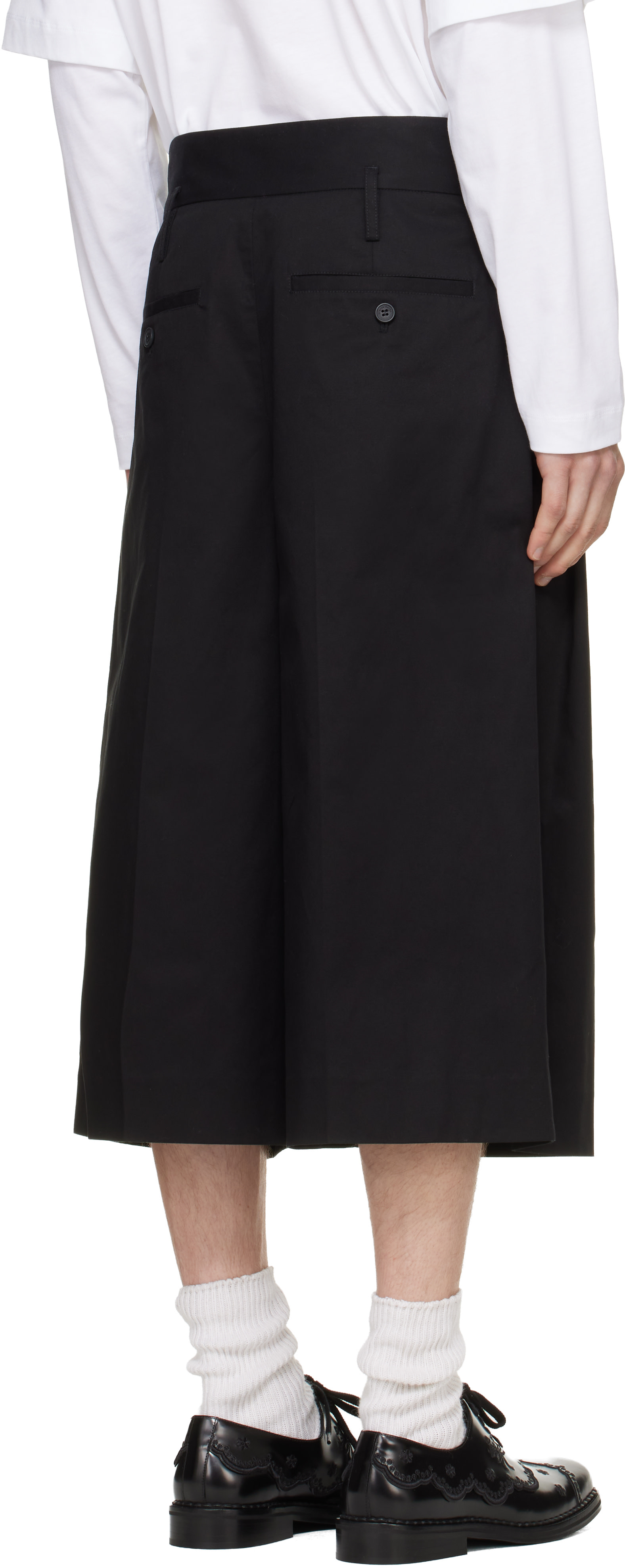 Simone Rocha - Short ample Peeling noir