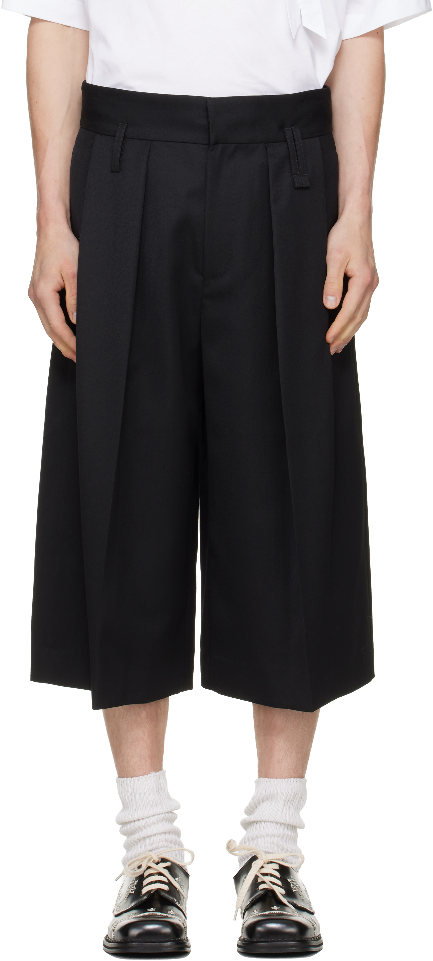 Simone Rocha - Short ample Peeling noir