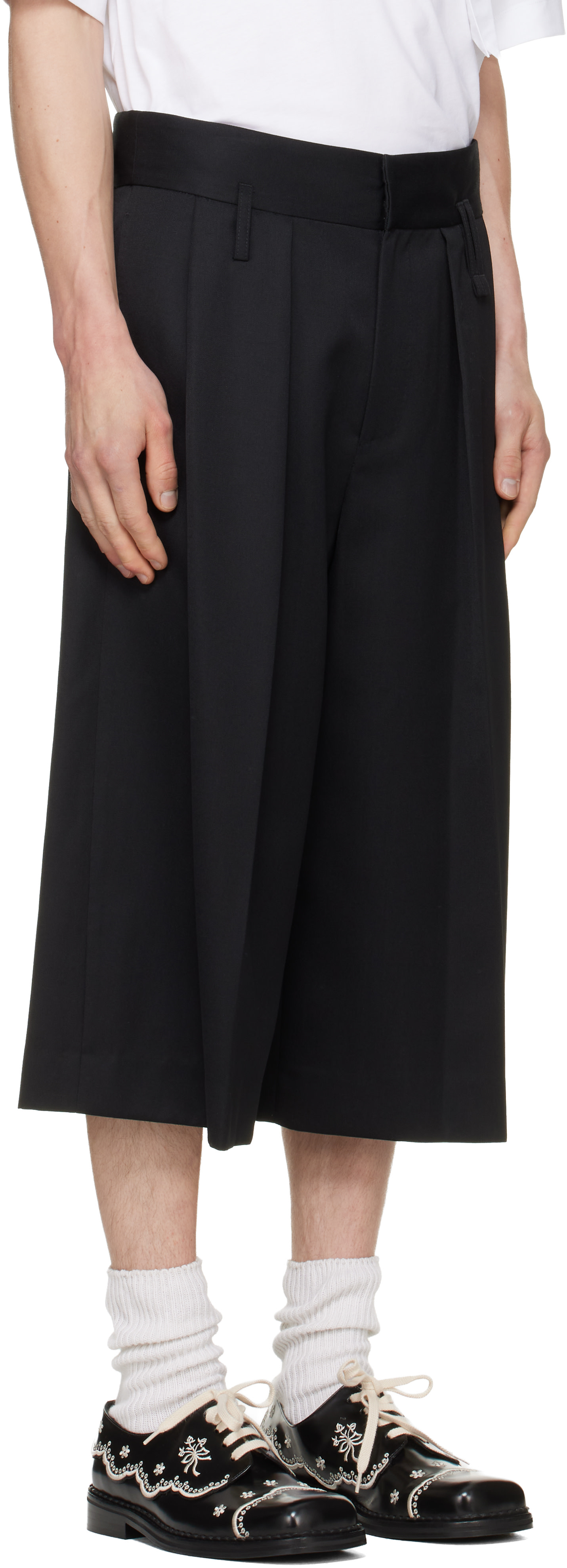 Simone Rocha - Short ample Peeling noir