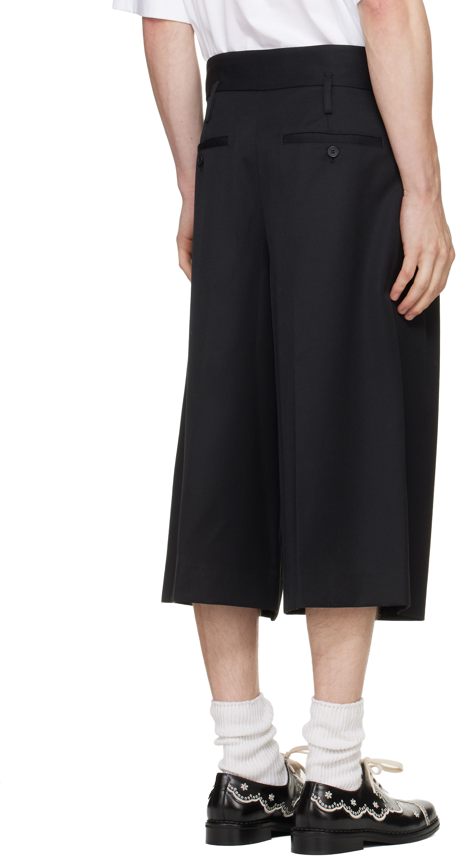 Simone Rocha - Short ample Peeling noir
