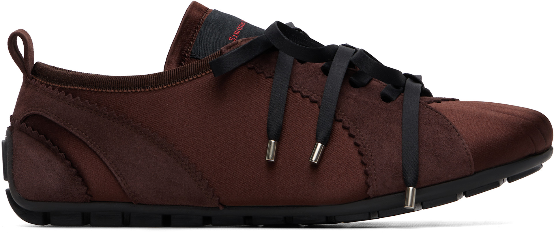 simone rocha シューズ Simone Rocha: Brown Ballerina Grip Sneakers | SSENSE