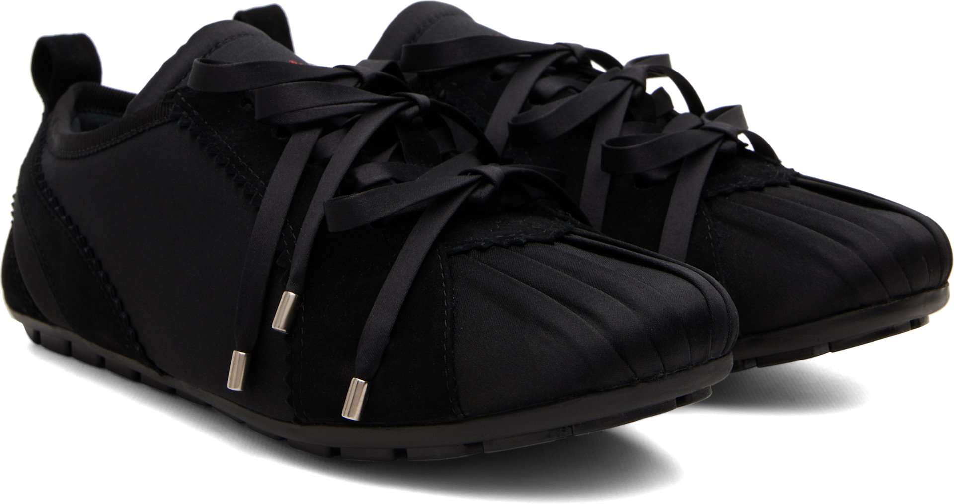 Simone Rocha シューズ Simone Rocha: Black Ballerina Grip Sneakers | SSENSE
