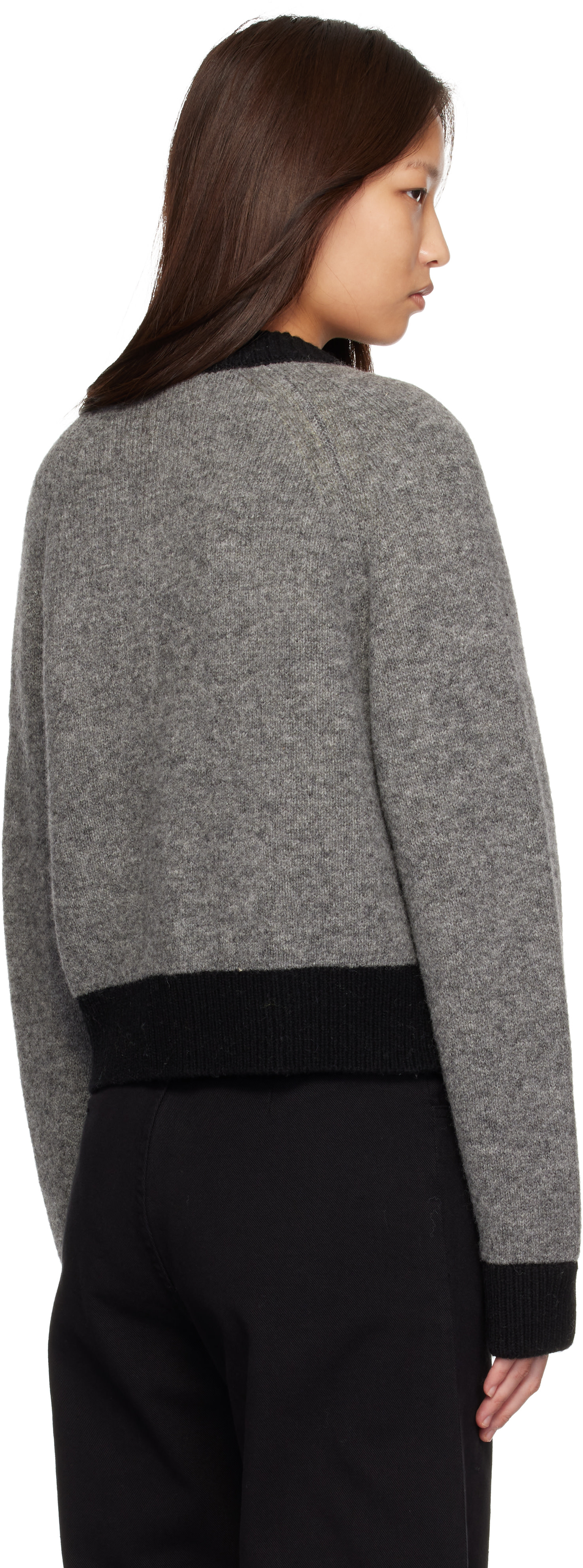B.B. Wallace - Cardigan Frida gris et noir