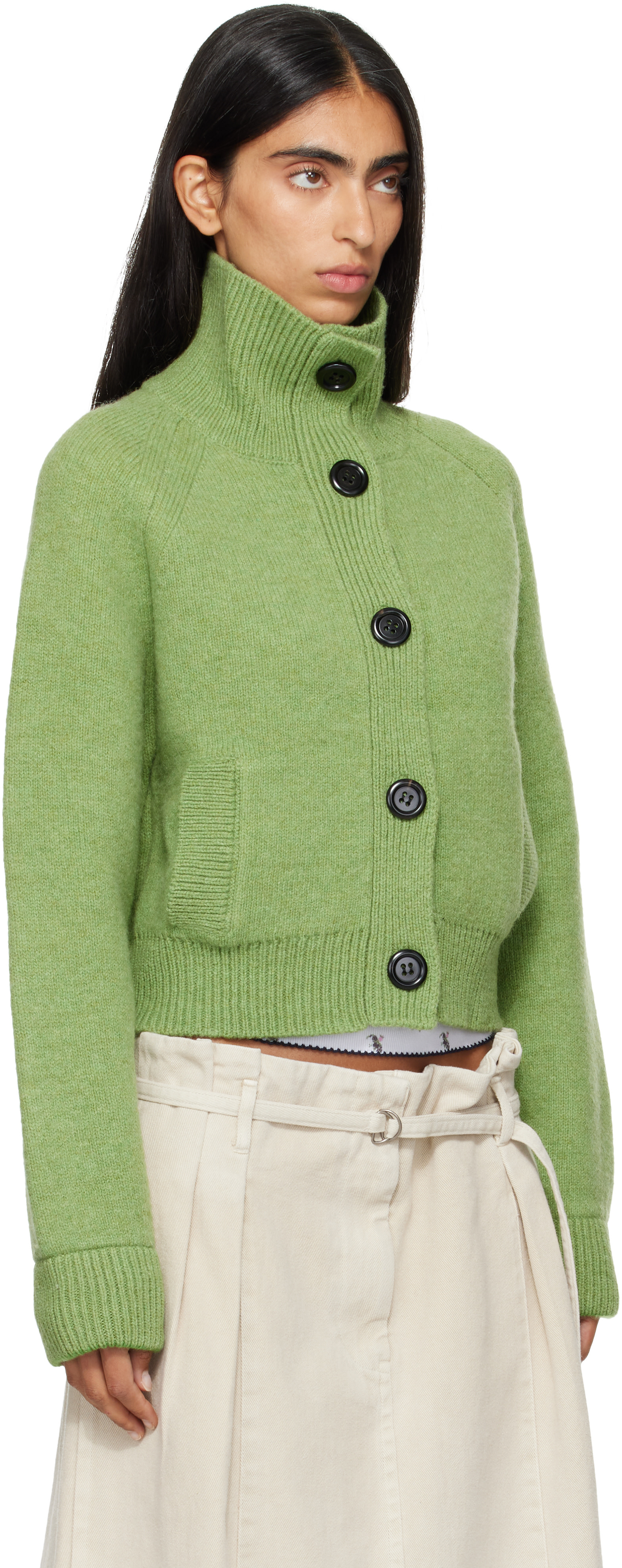 B.B. Wallace - Cardigan Hesse vert
