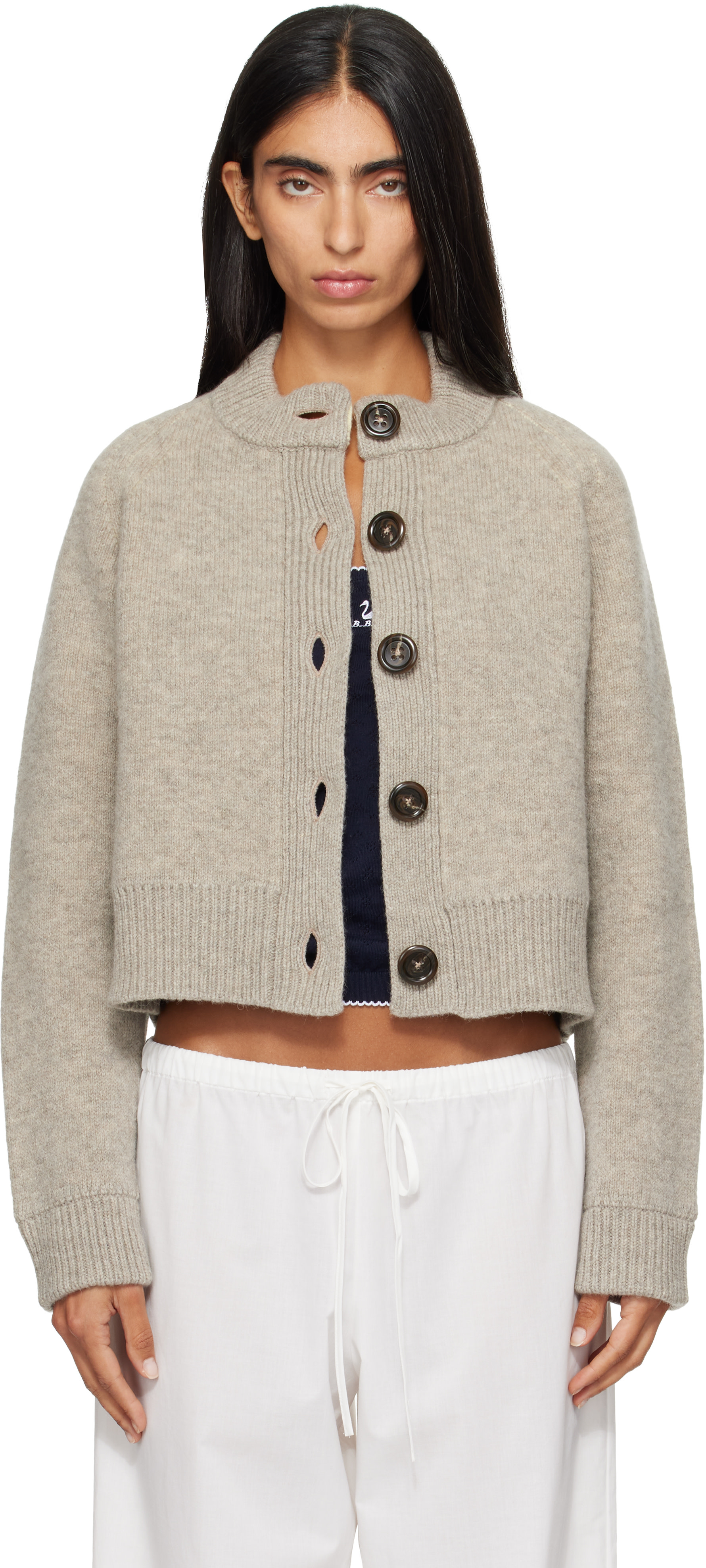 B.B. Wallace - Cardigan Sherman beige