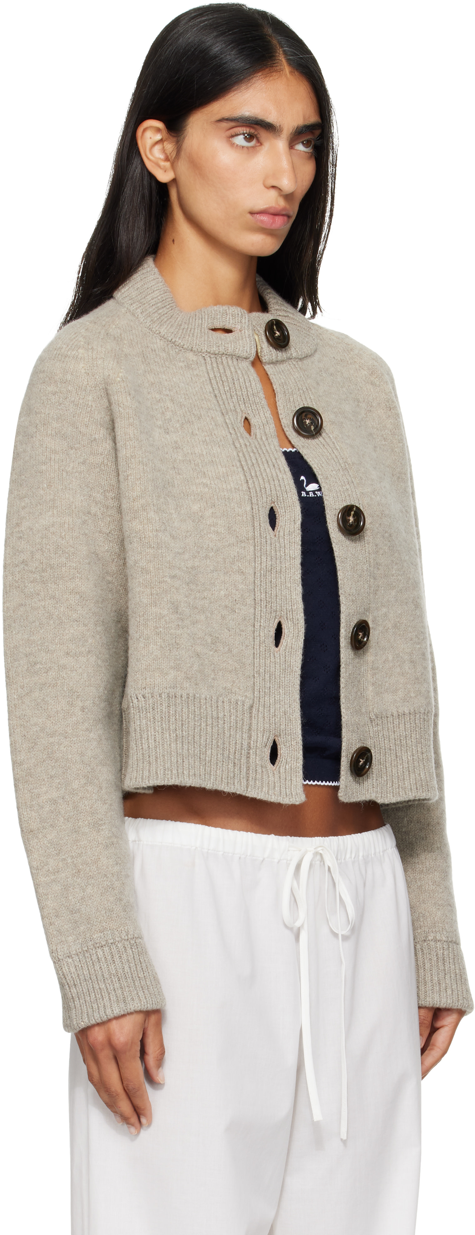 B.B. Wallace - Cardigan Sherman beige