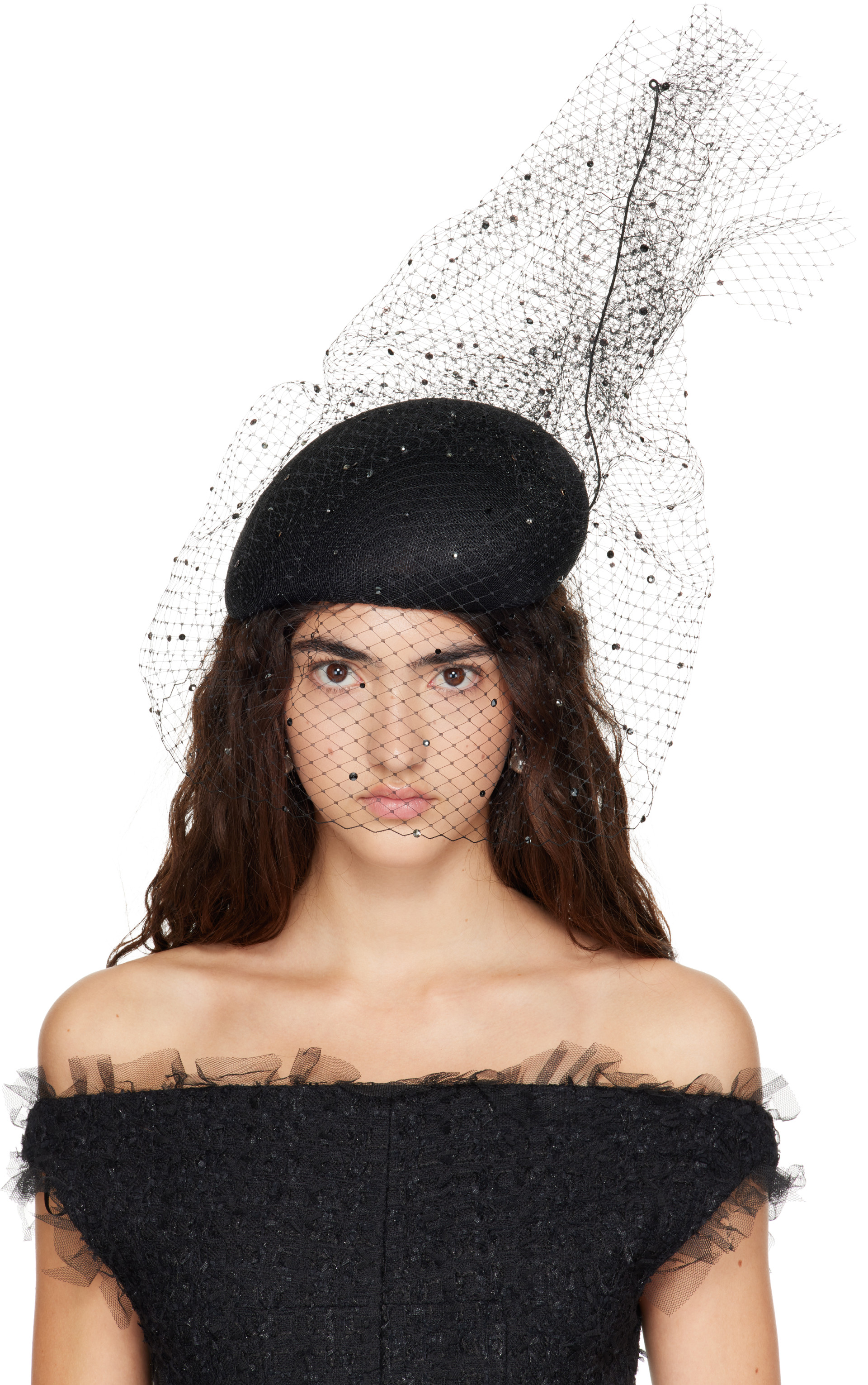 Stephen Jones - Chapeau Psychedelic noir