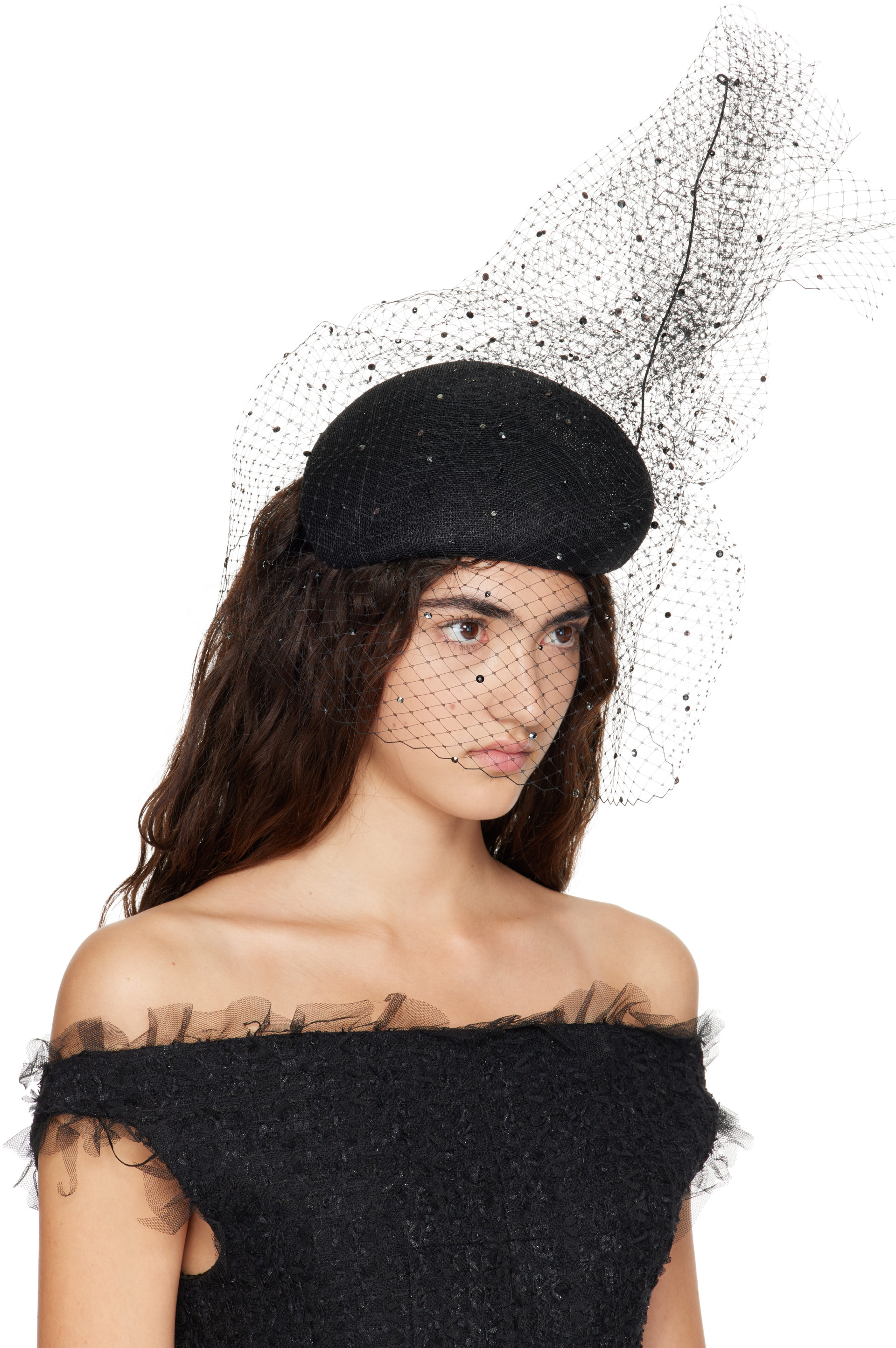 Stephen Jones - Chapeau Psychedelic noir