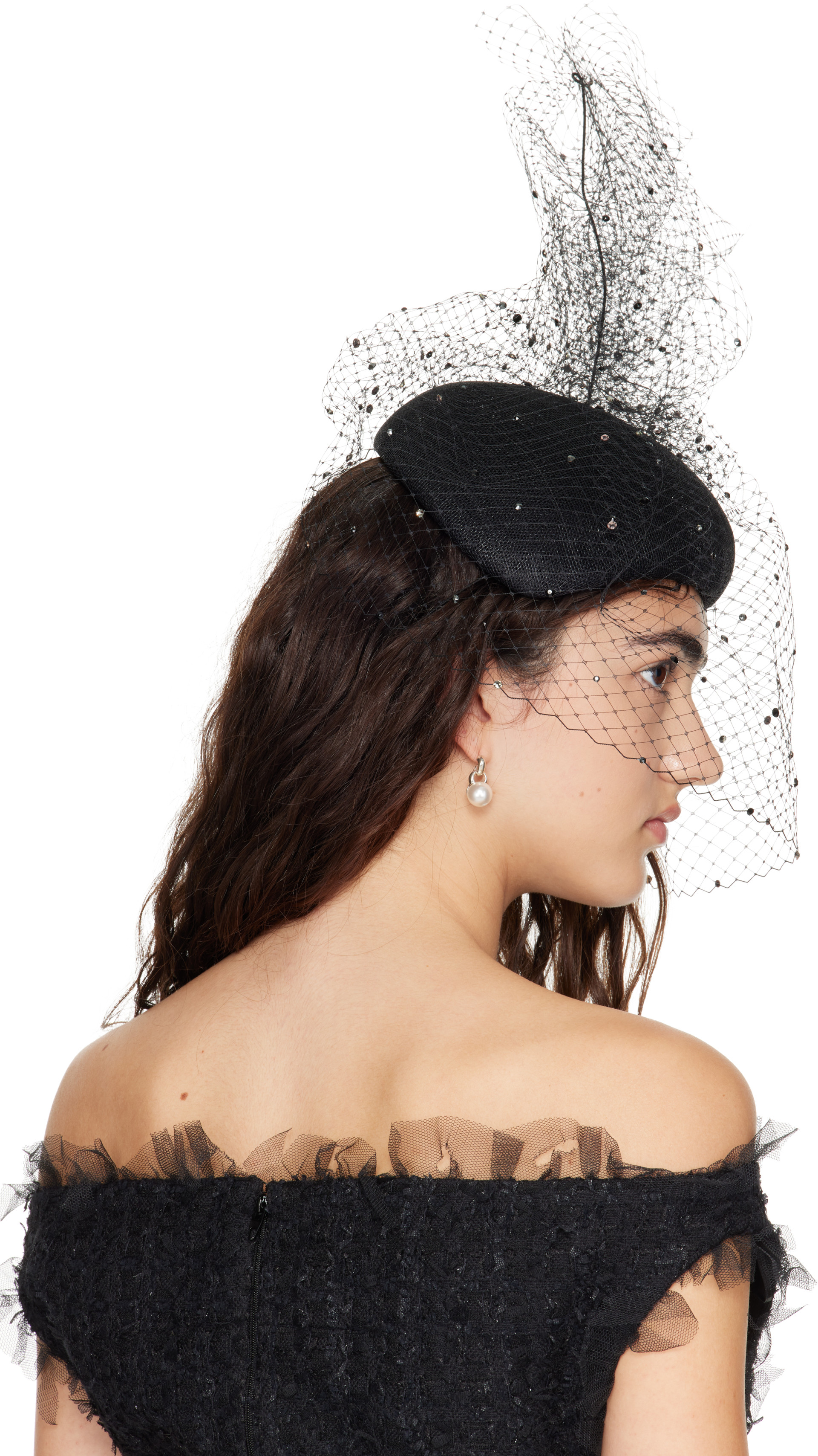 Stephen Jones - Chapeau Psychedelic noir