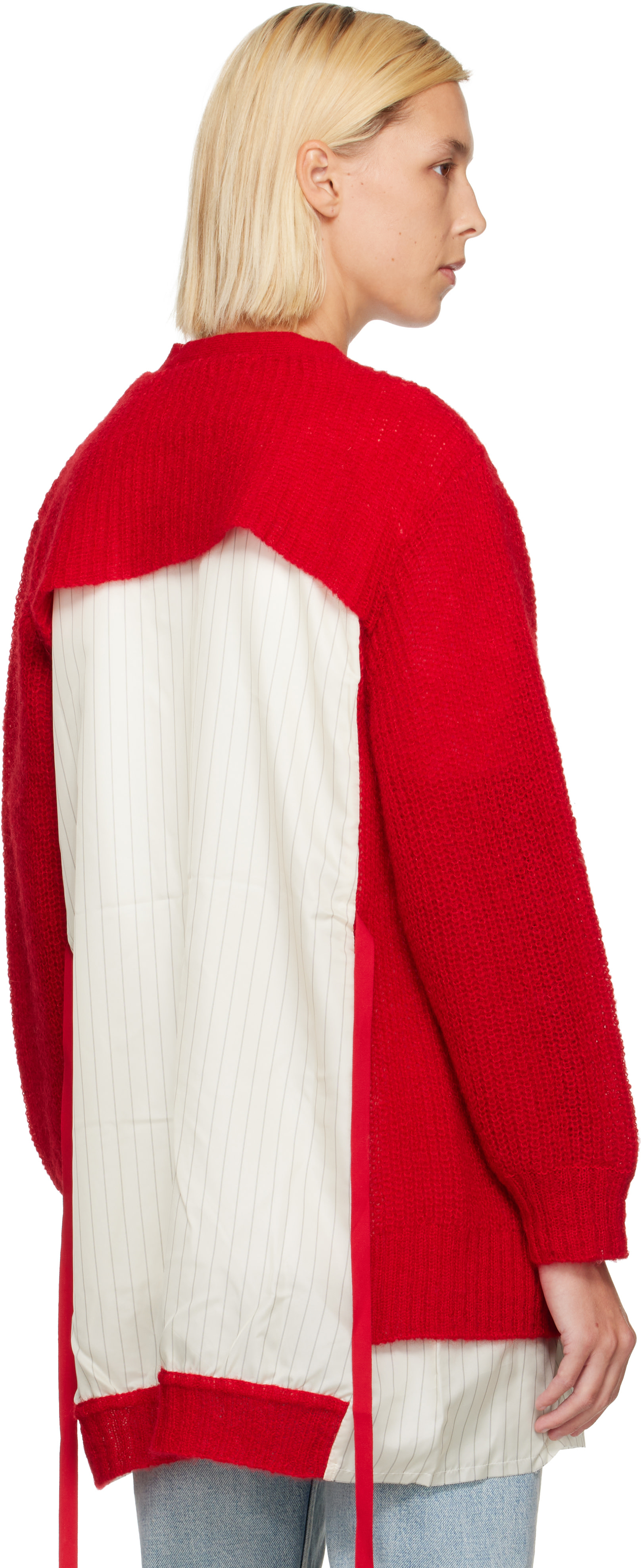 UNDERCOVER - Cardigan UP2F1901 rouge