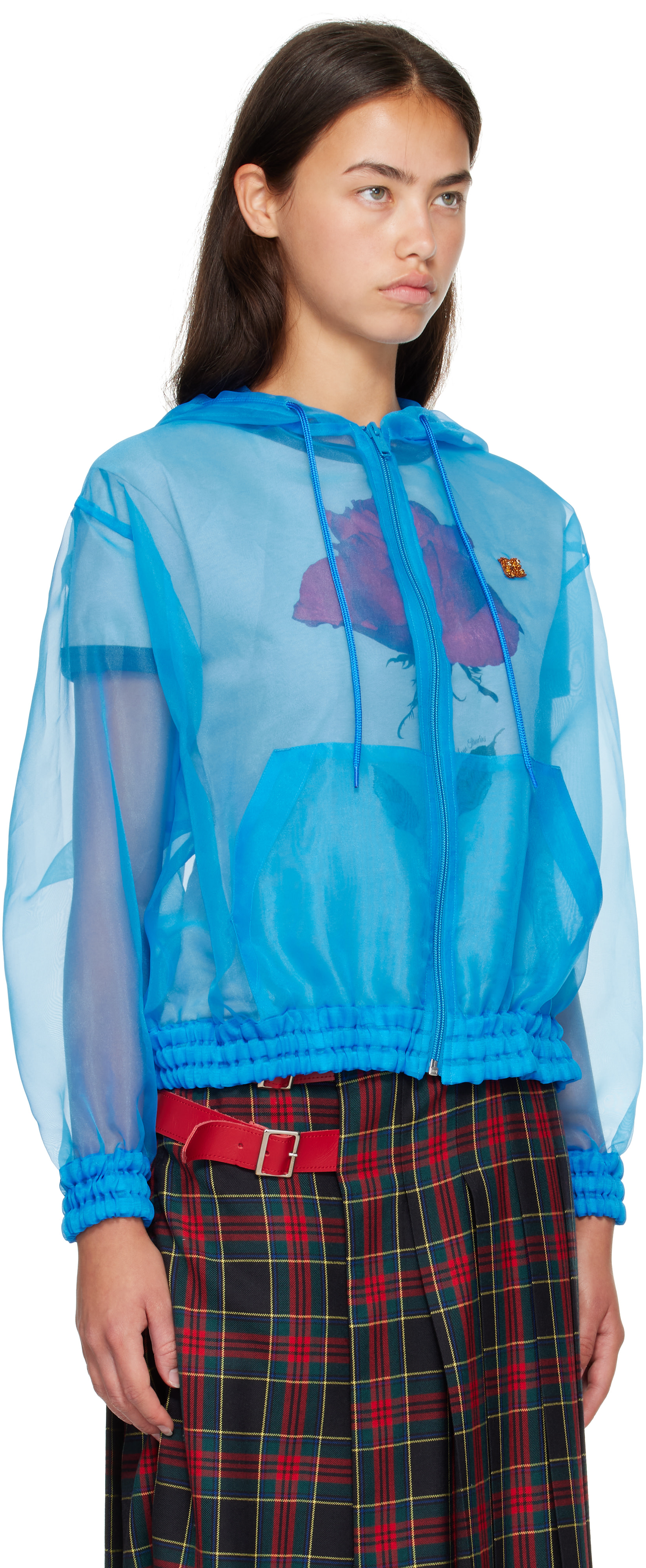 UNDERCOVER - Pull à capuche UP2F1205 bleu