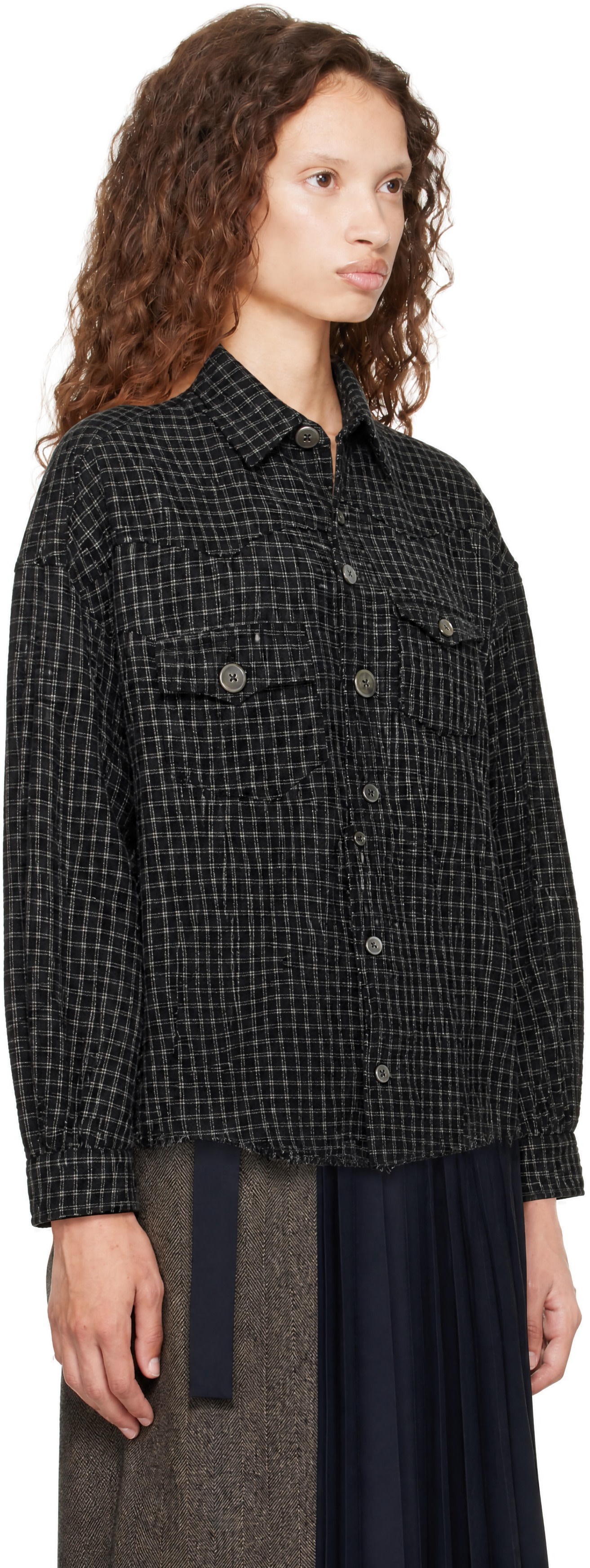 UNDERCOVER - Chemise UC2F1402-1 noire