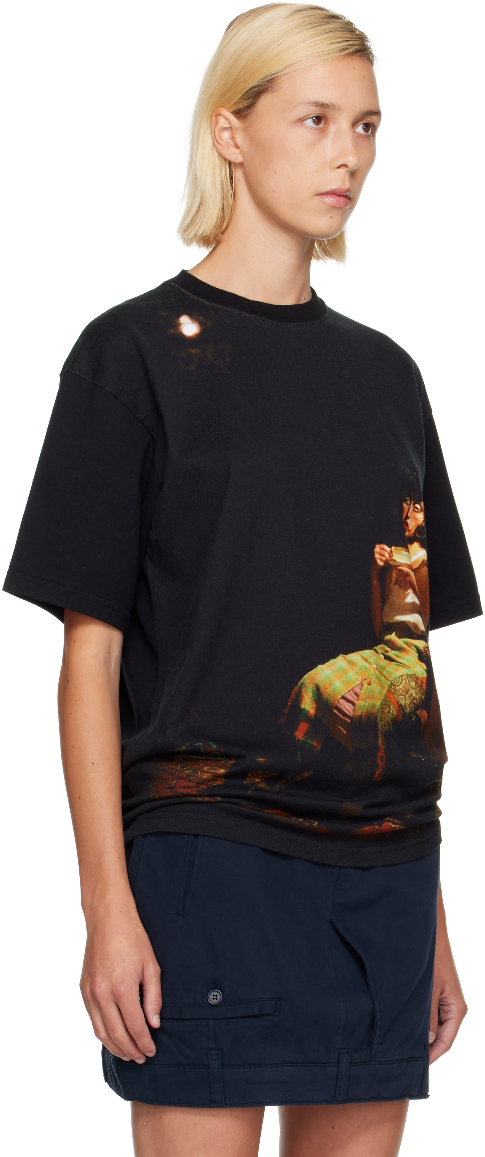 UNDERCOVER: Black UC2F4813-2 T-shirt | SSENSE