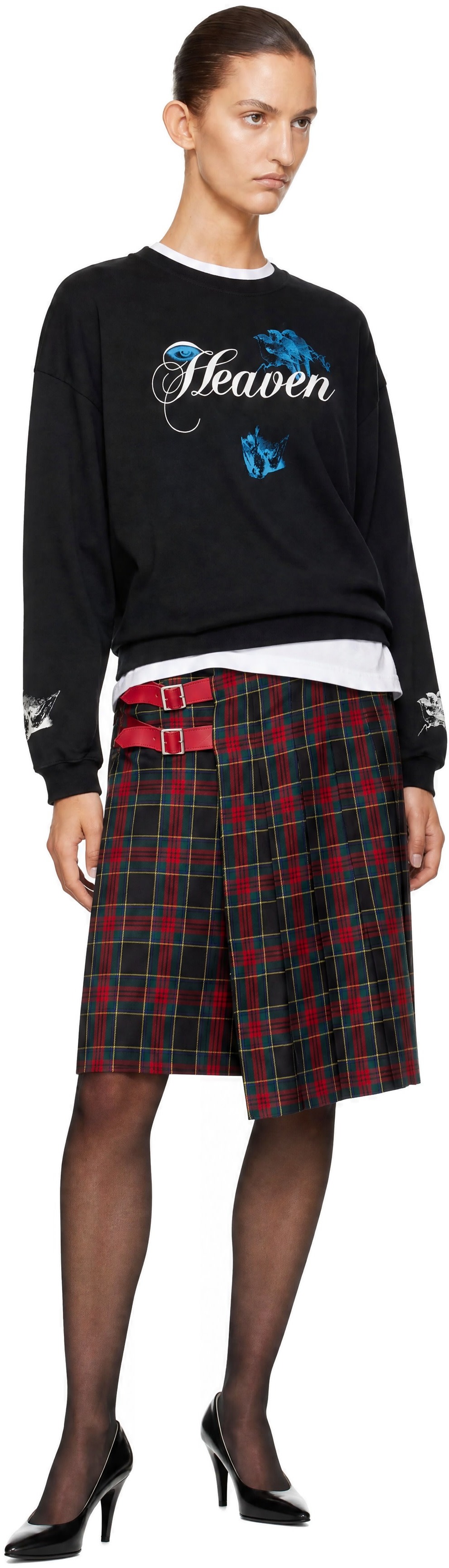 UNDERCOVER: Black UC2F1892-1 'Heaven' T-shirt | SSENSE United Kingdom