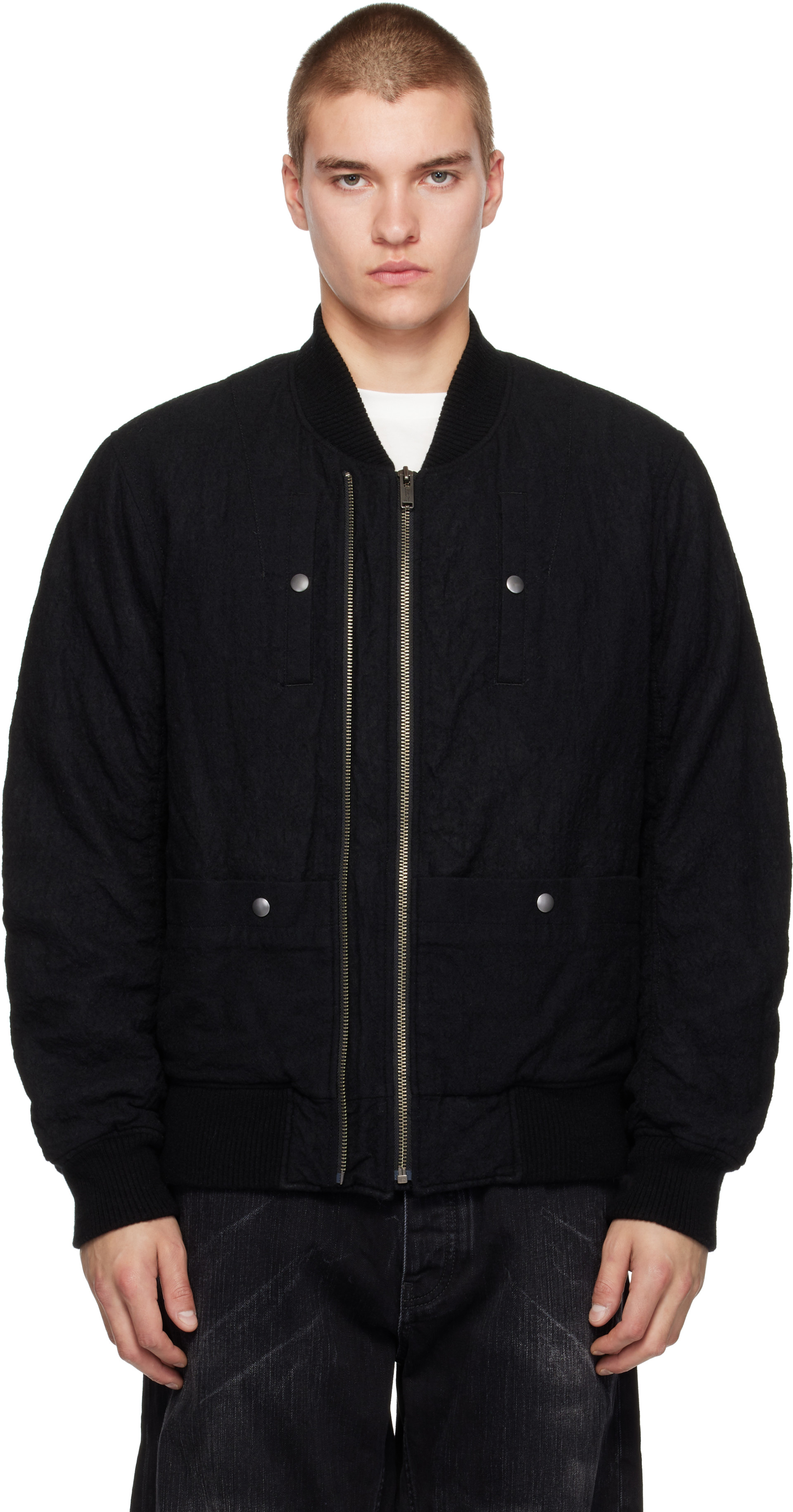UNDERCOVER - Black UC2F4208 Bomber Jacket