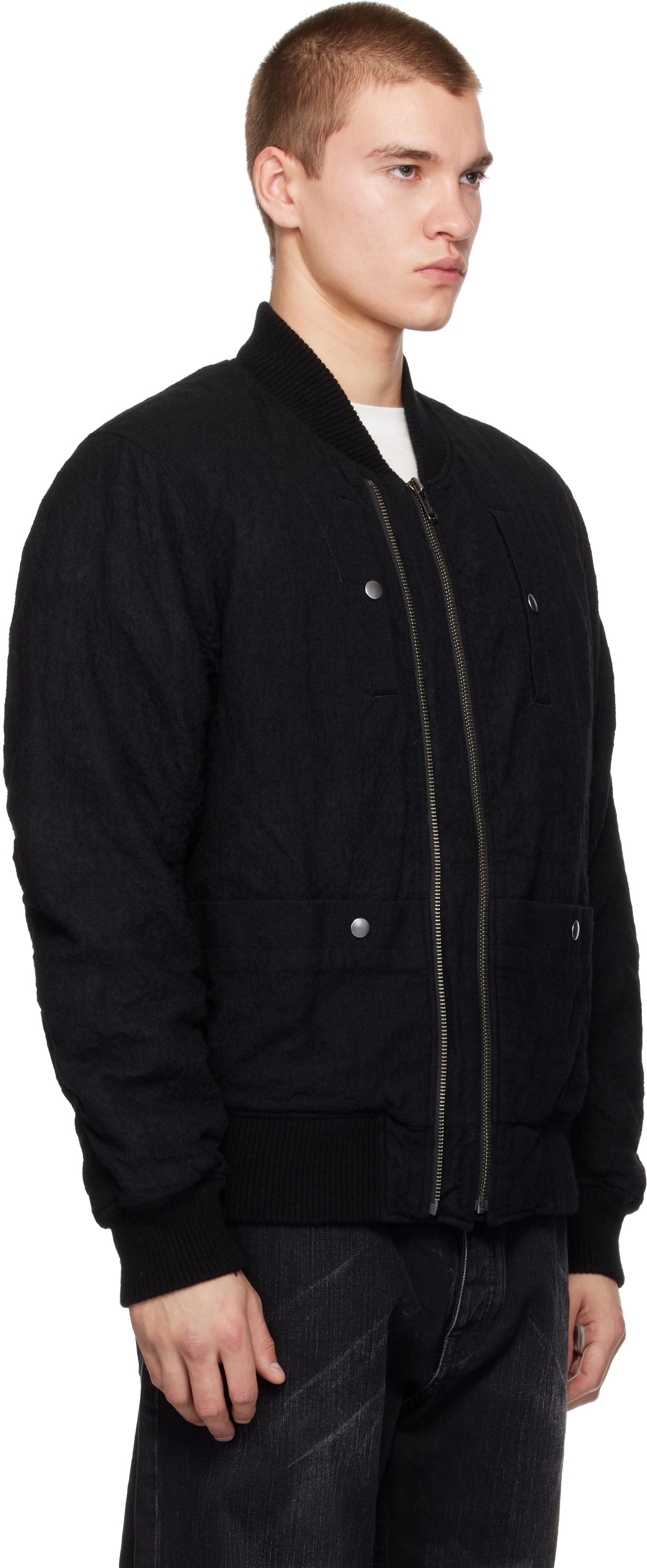 UNDERCOVER - Black UC2F4208 Bomber Jacket