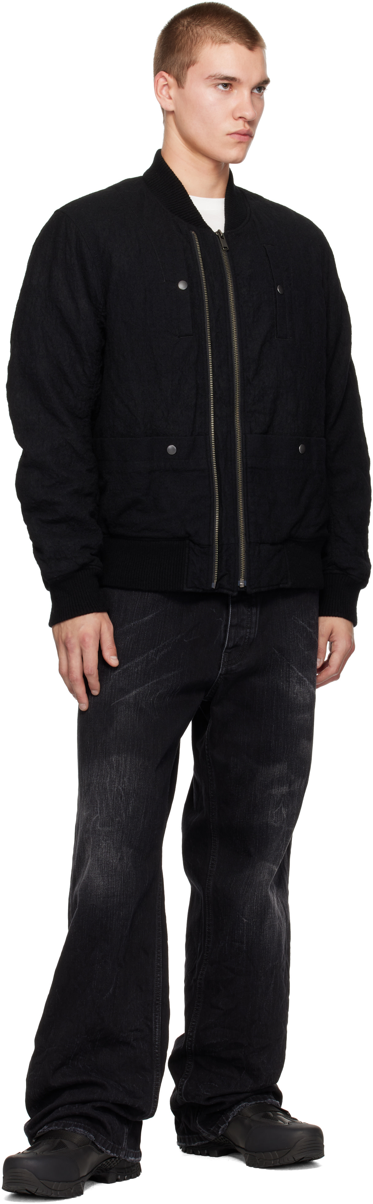 UNDERCOVER - Black UC2F4208 Bomber Jacket