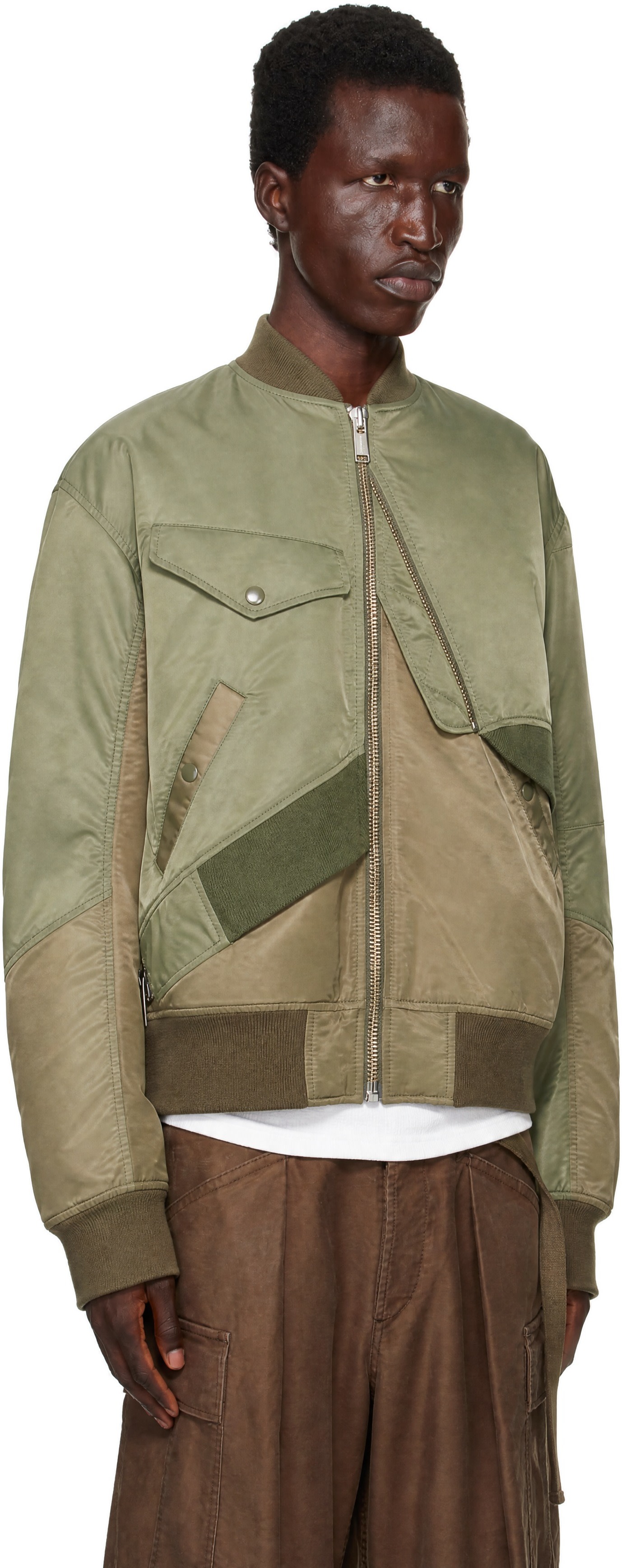UNDERCOVER - Khaki UP2F9201 Bomber Jacket