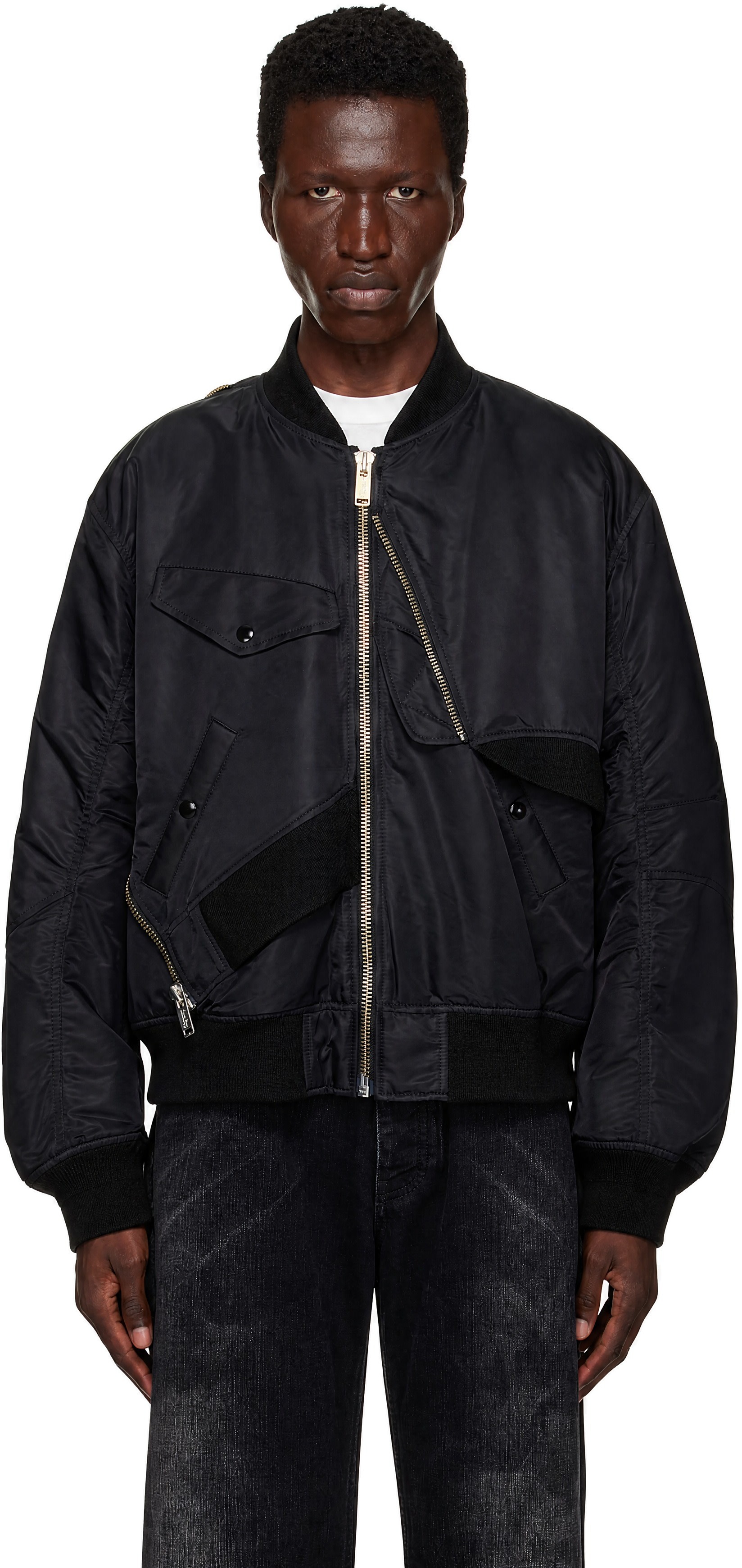 UNDERCOVER - Black UP2F9201 Bomber Jacket