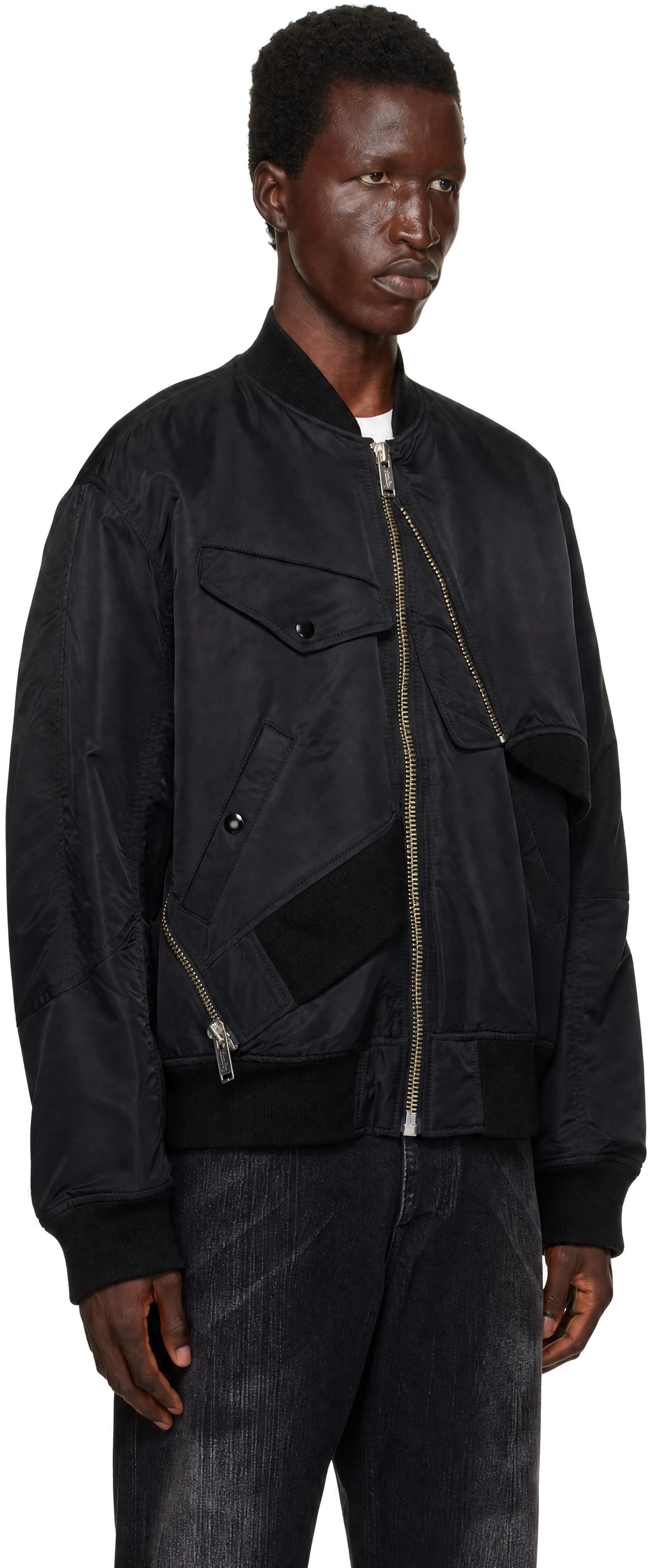 UNDERCOVER - Black UP2F9201 Bomber Jacket