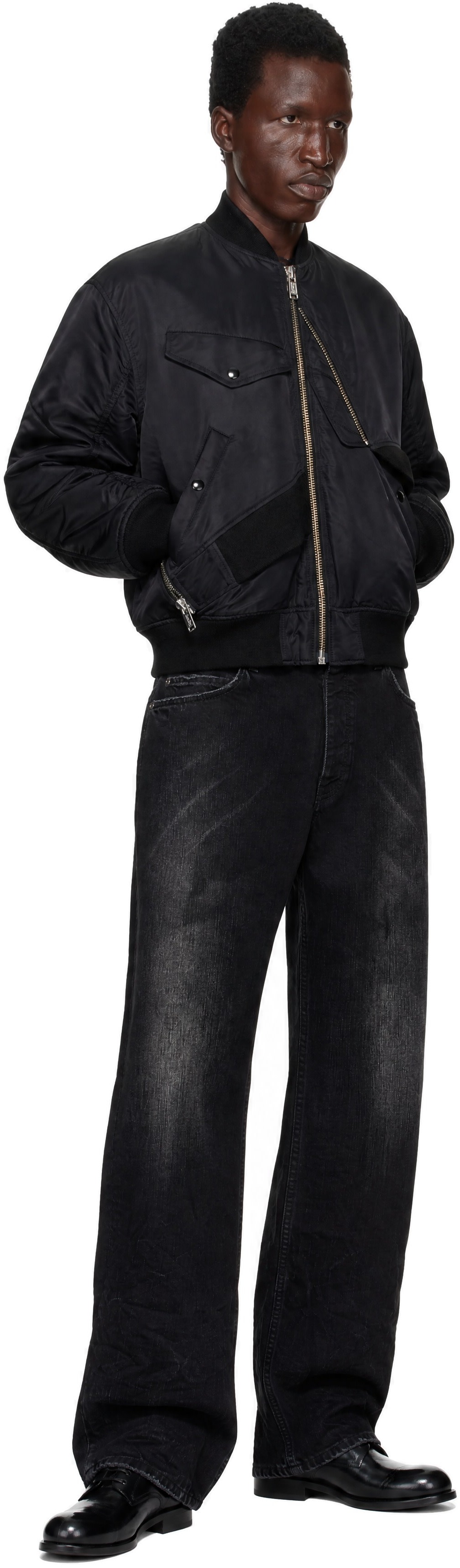 UNDERCOVER - Black UP2F9201 Bomber Jacket