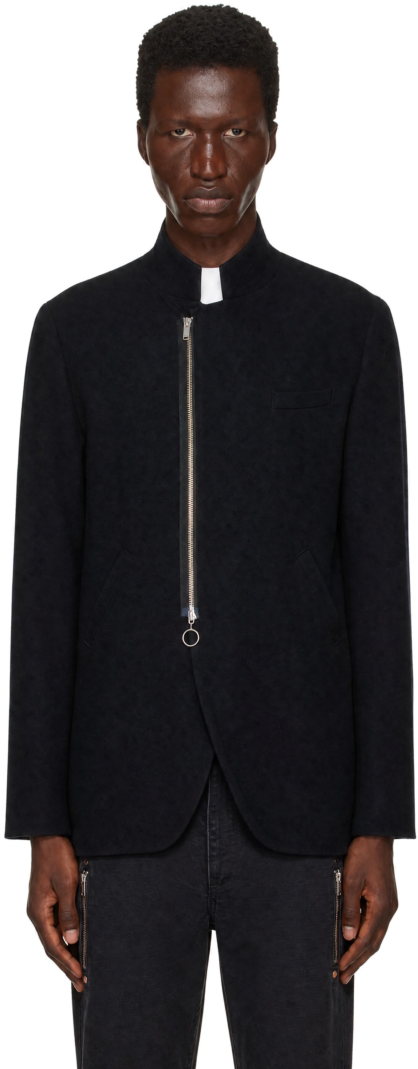 UNDERCOVER - Black Zip Blazer