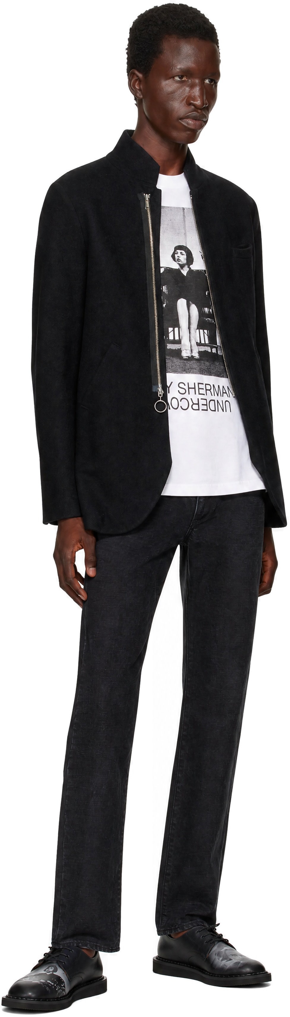UNDERCOVER - Black Zip Blazer