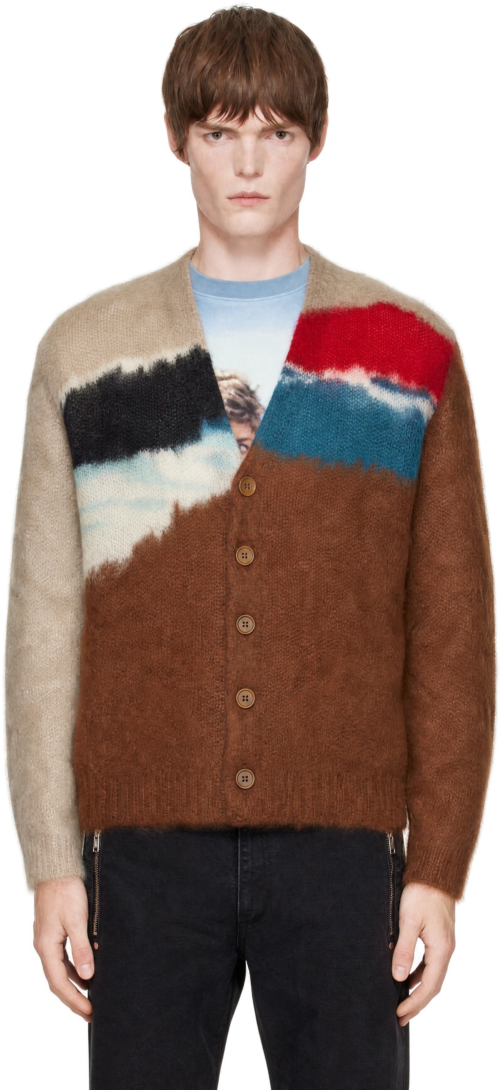 UNDERCOVER - Cardigan UC2F4906 brun