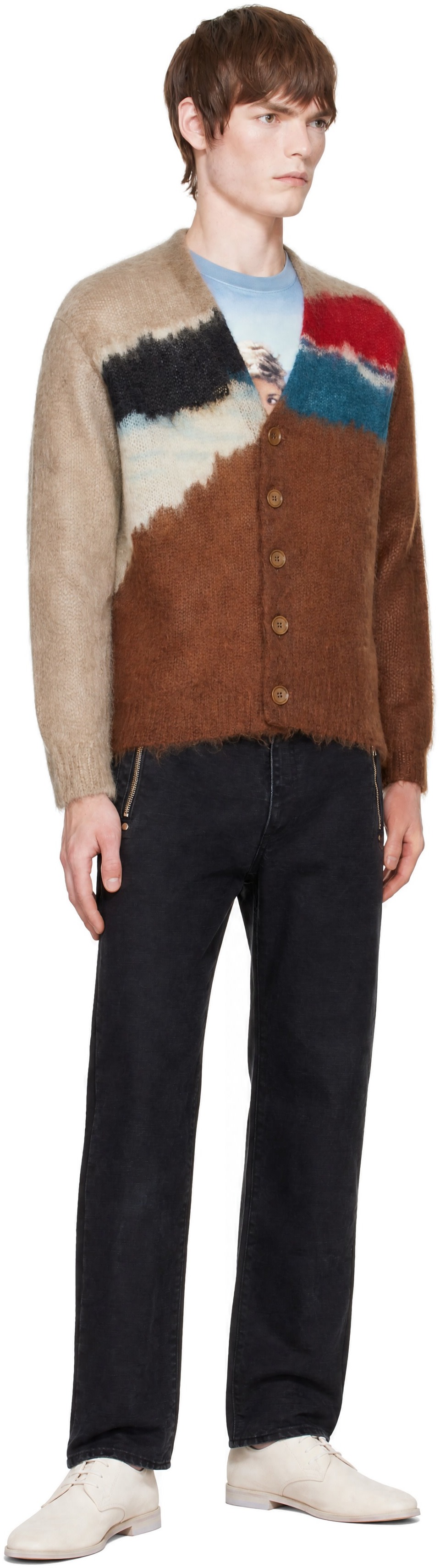 UNDERCOVER - Cardigan UC2F4906 brun