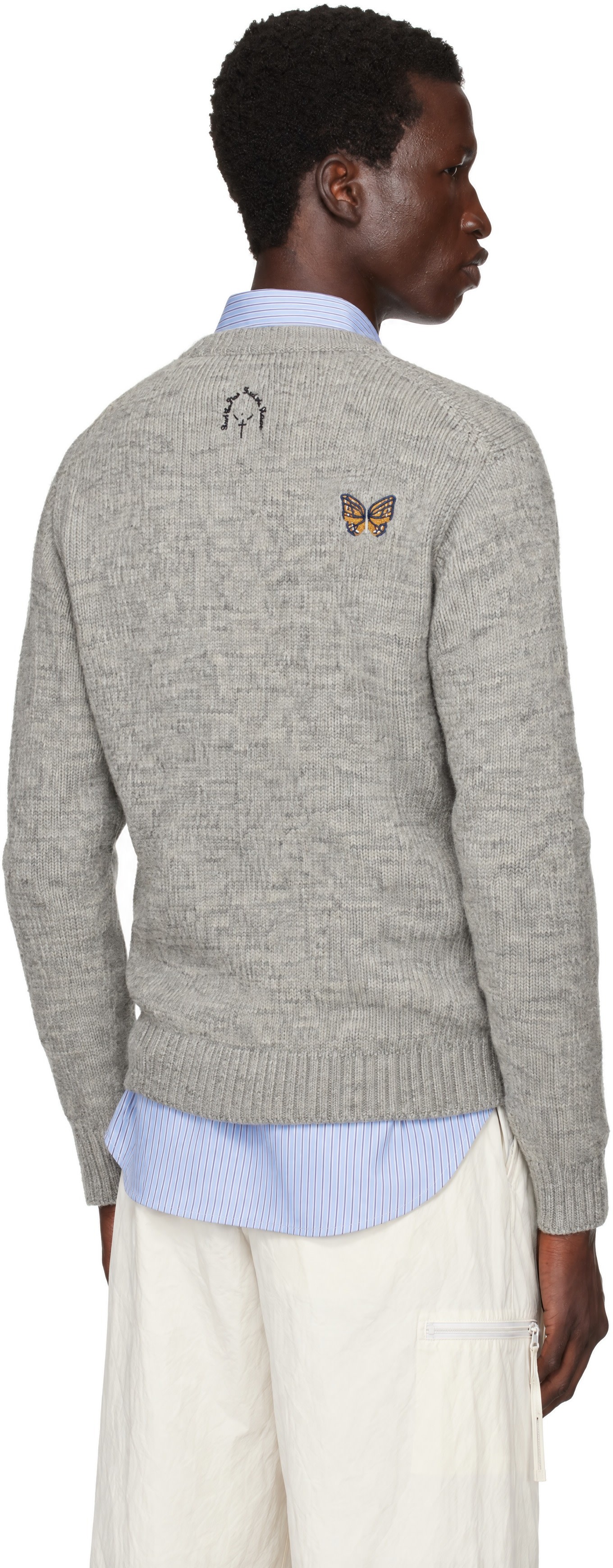 UNDERCOVER - Gray UP2F9902 Knit Sweater