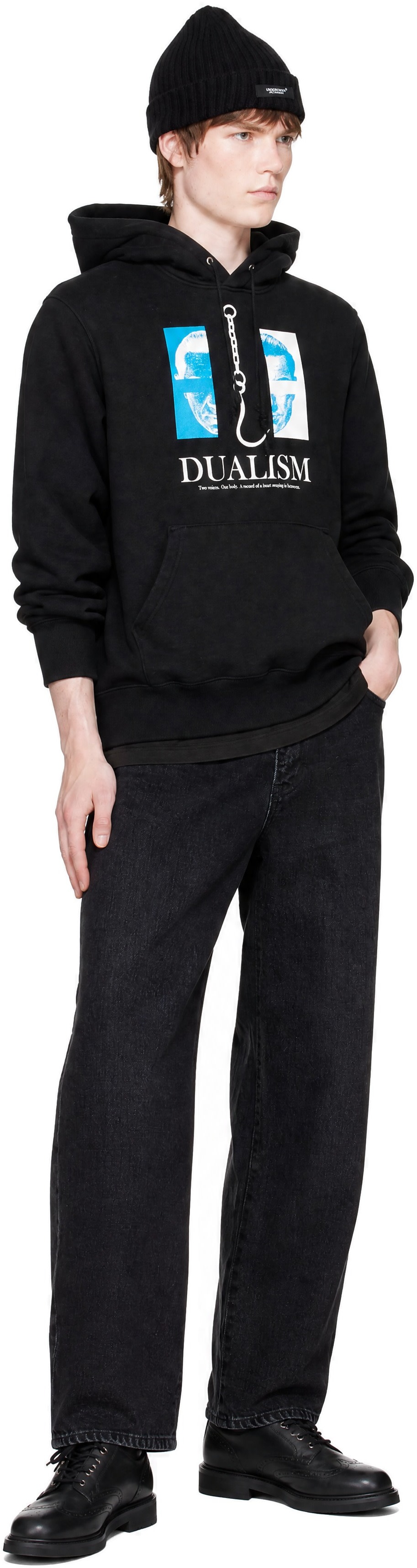 UNDERCOVER - Pull à capuche UC2F4893-1 noir