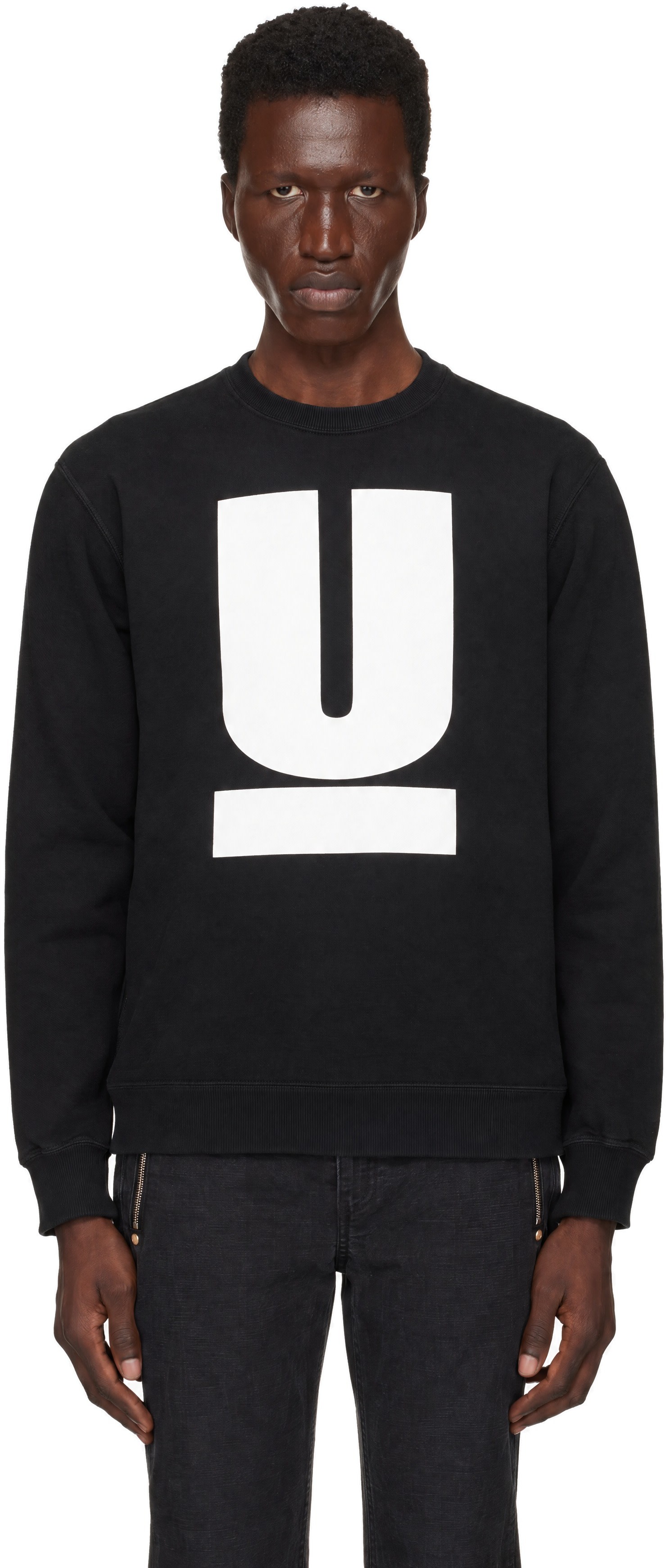UNDERCOVER - Pull molletonné UB0D4801-1 noir