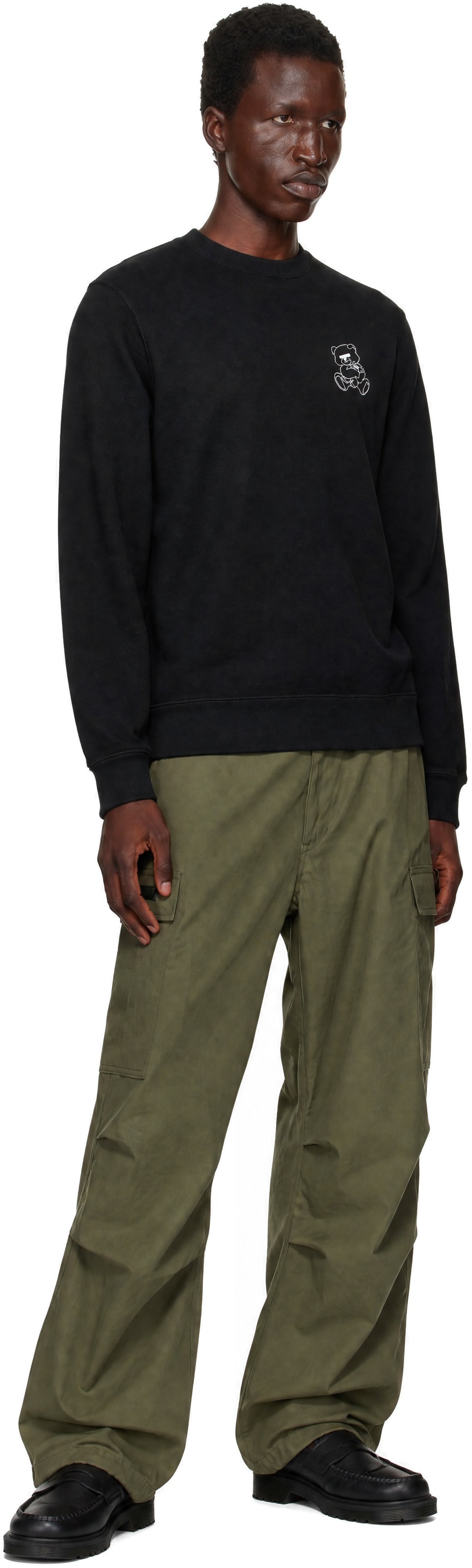 UNDERCOVER - Pull molletonné UB0D4801-4 noir
