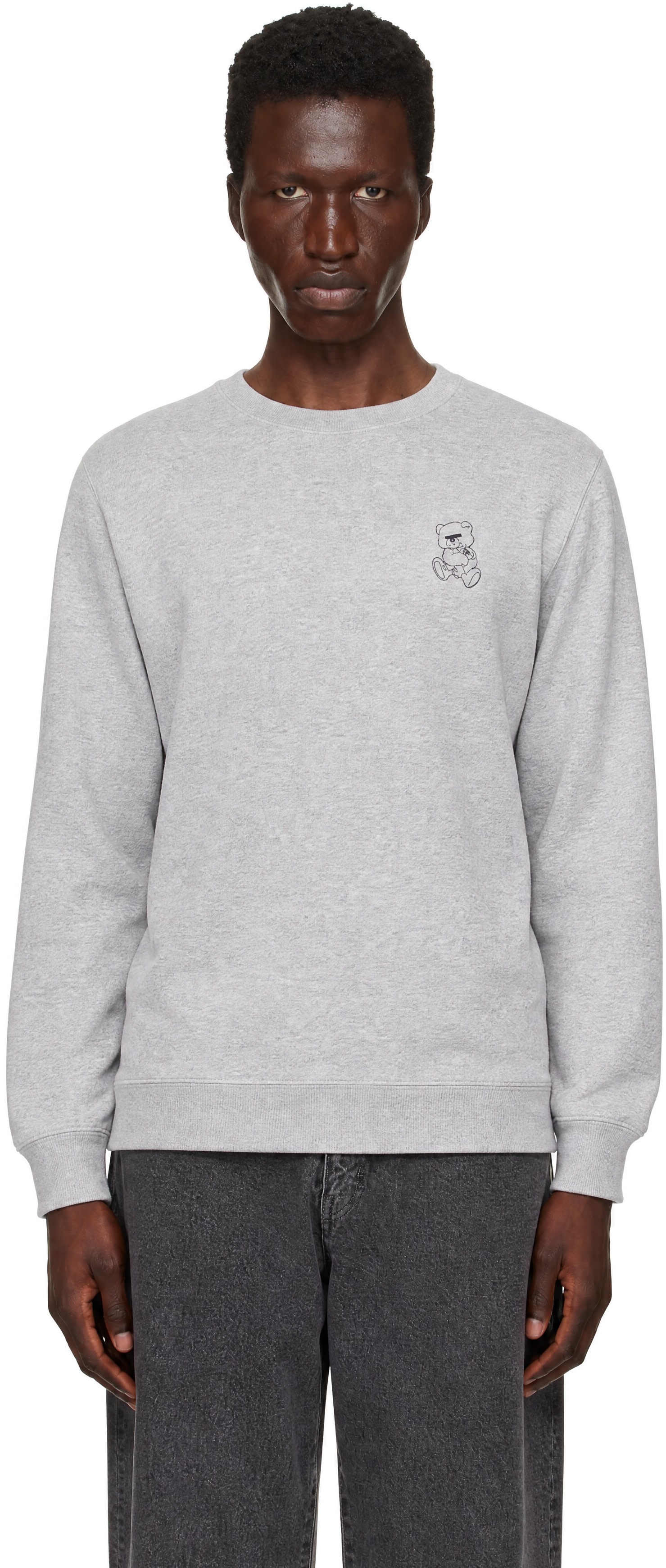 UNDERCOVER - Pull molletonné UB0D4801-4 gris