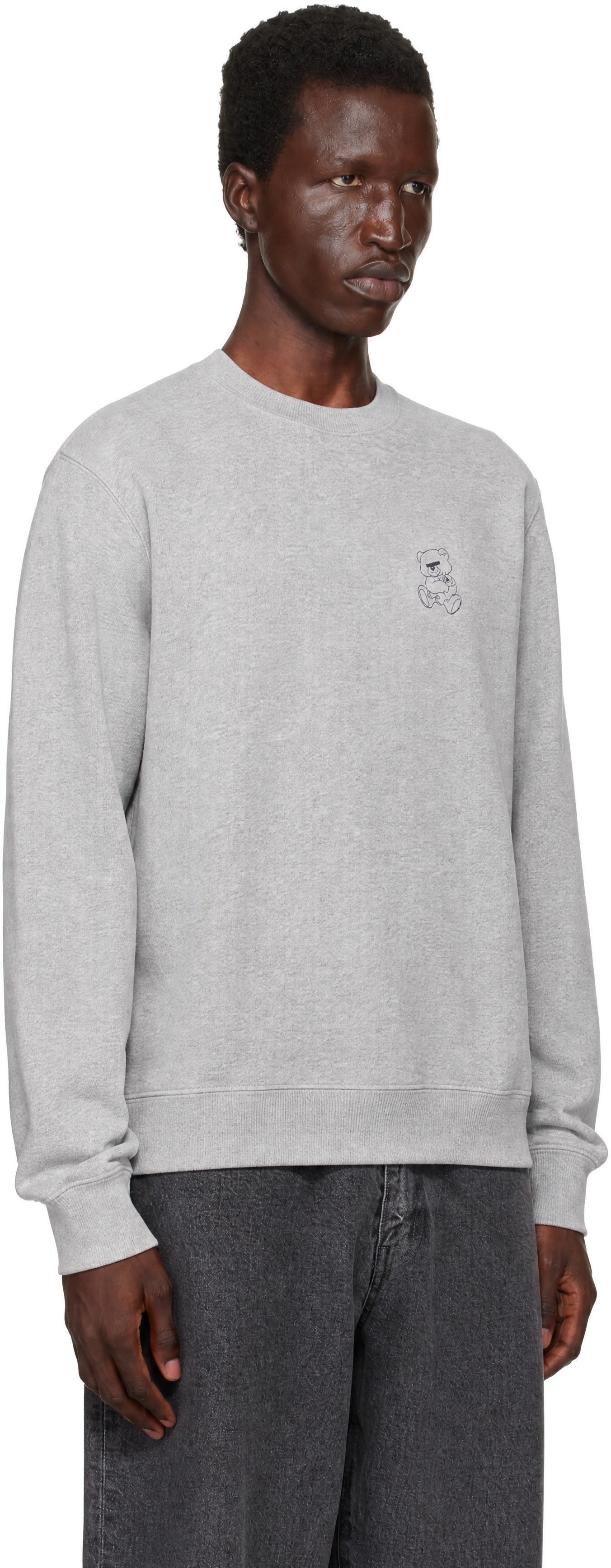UNDERCOVER - Pull molletonné UB0D4801-4 gris