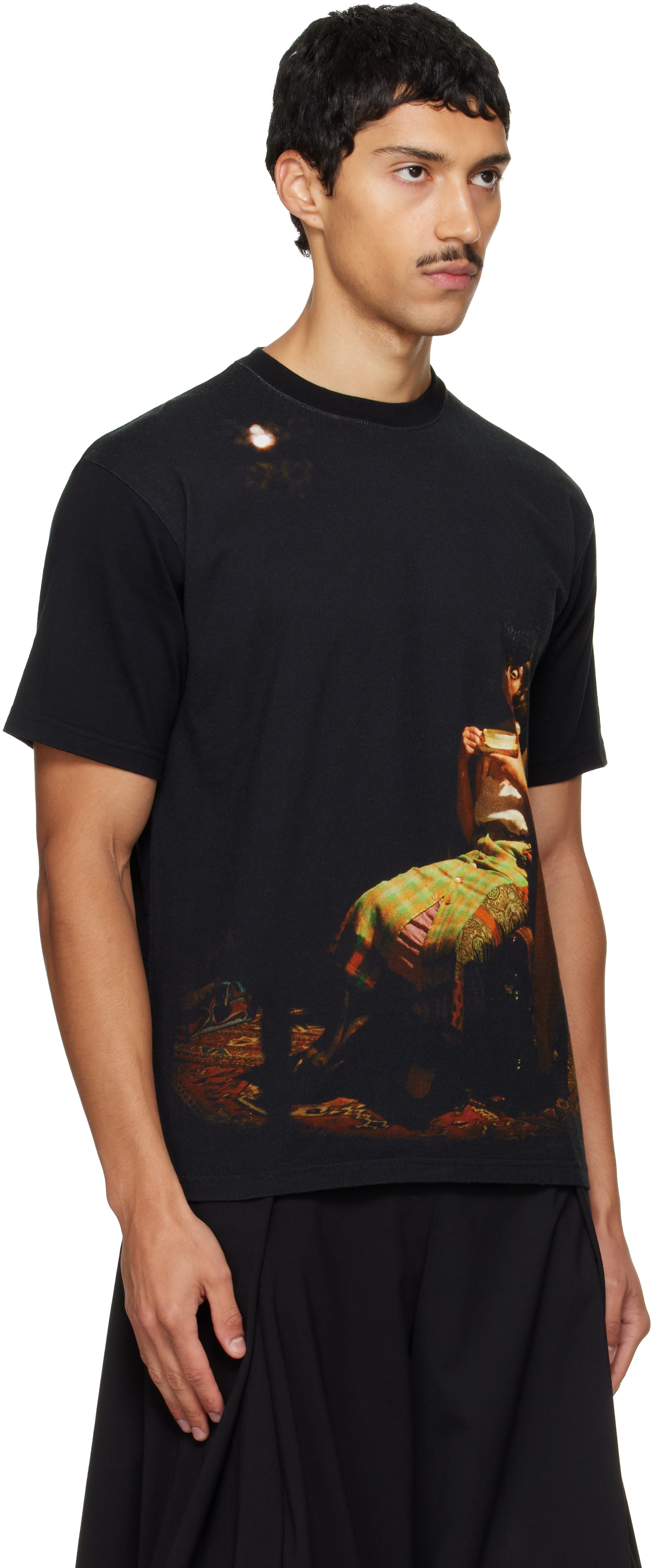 UNDERCOVER: Black Cindy Sherman UC2F4813-2 T-shirt | SSENSE