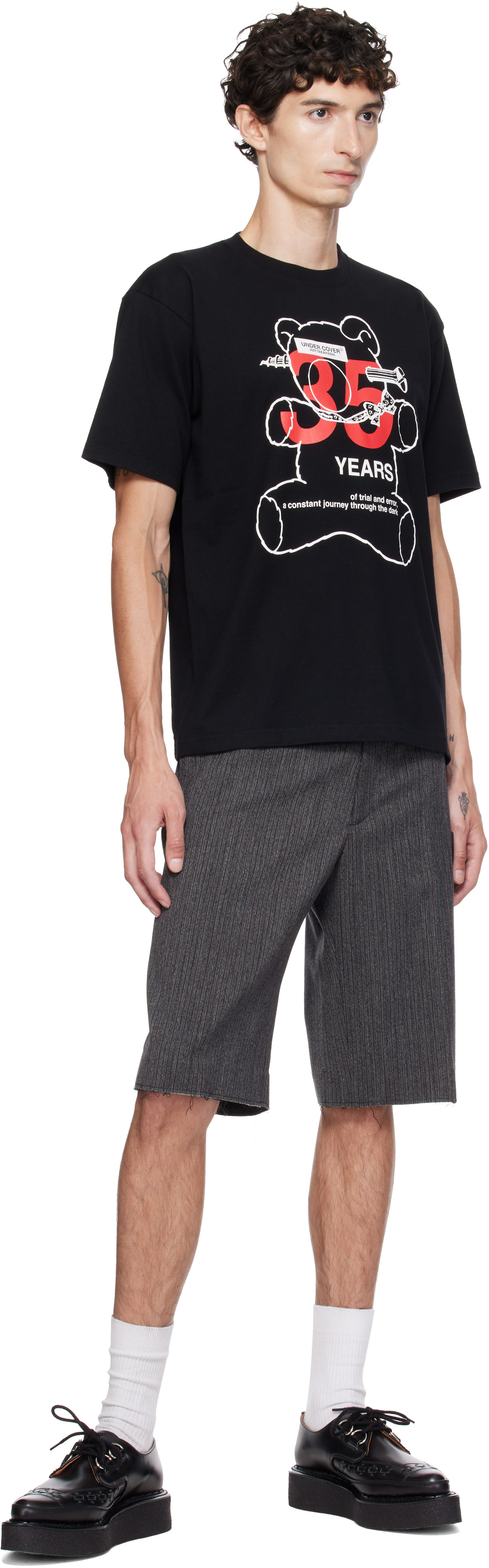 UNDERCOVER: ブラック UC2F3801 '35 Years' Tシャツ | SSENSE 日本