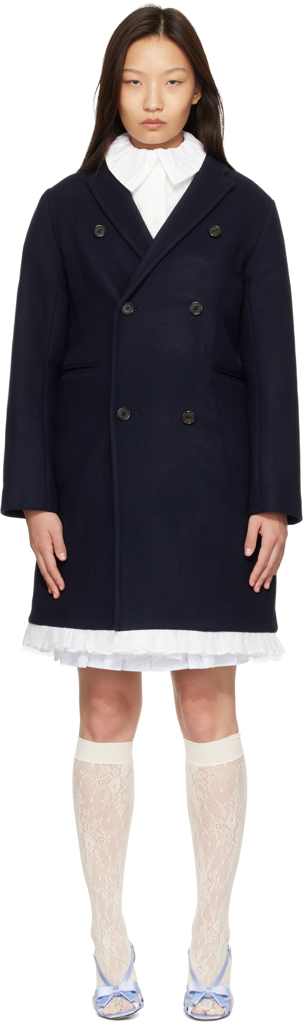 Ans Dotsloevner - Navy Double Coat