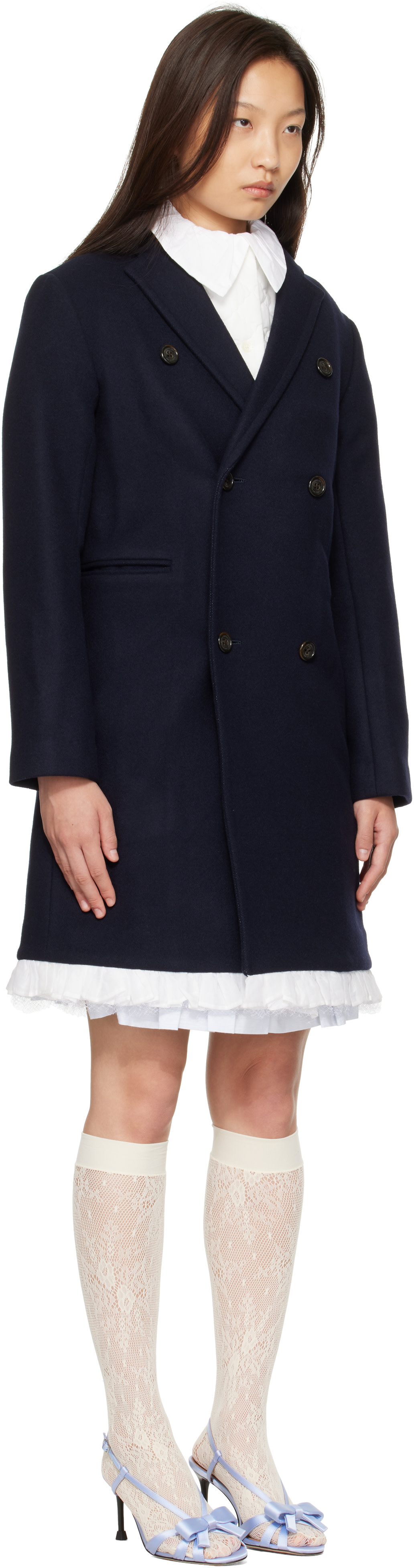 Ans Dotsloevner - Navy Double Coat