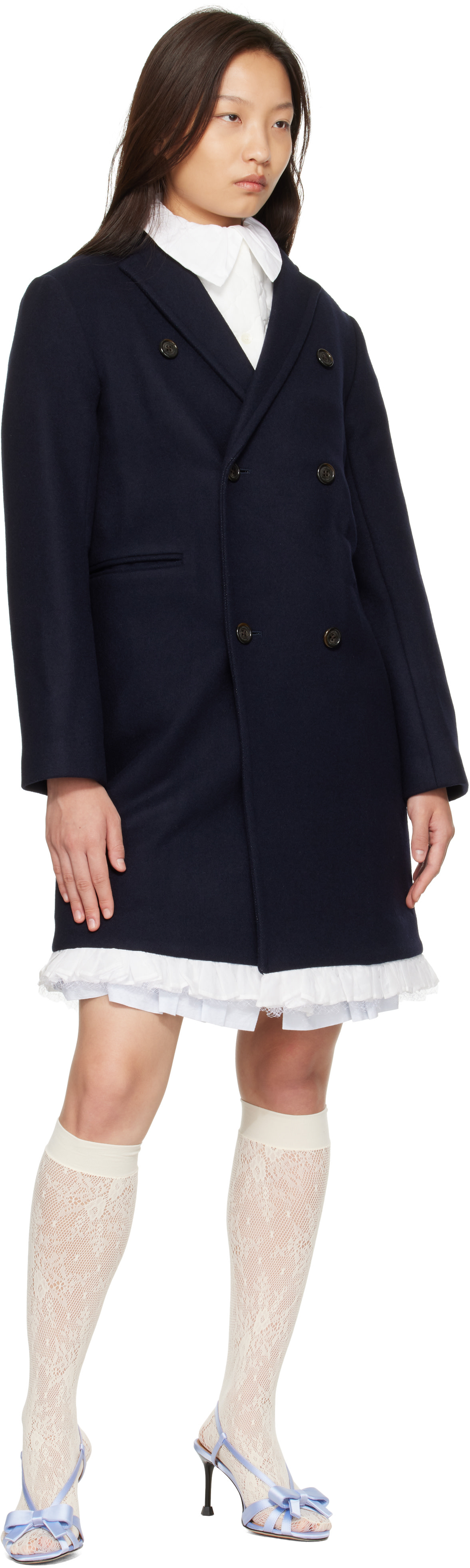 Ans Dotsloevner - Navy Double Coat