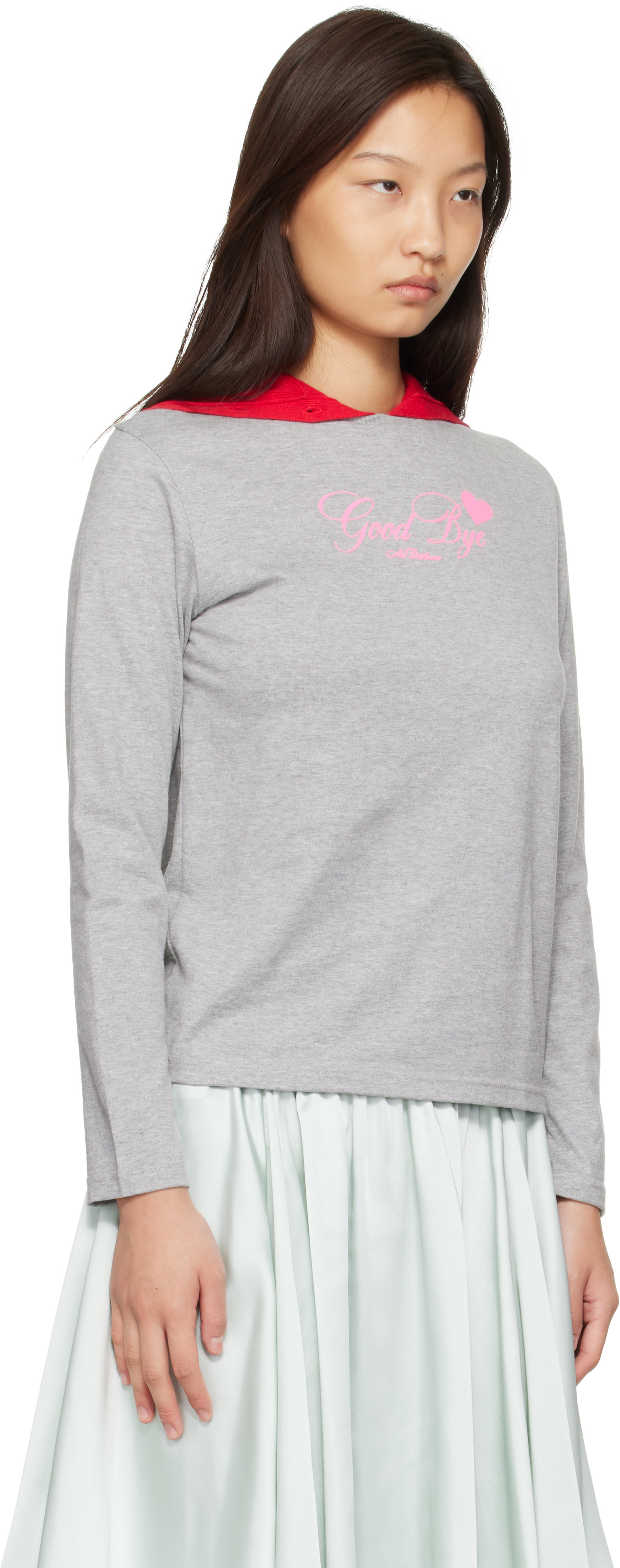 Ans Dotsloevner: Gray Long Sleeve T-shirt | SSENSE